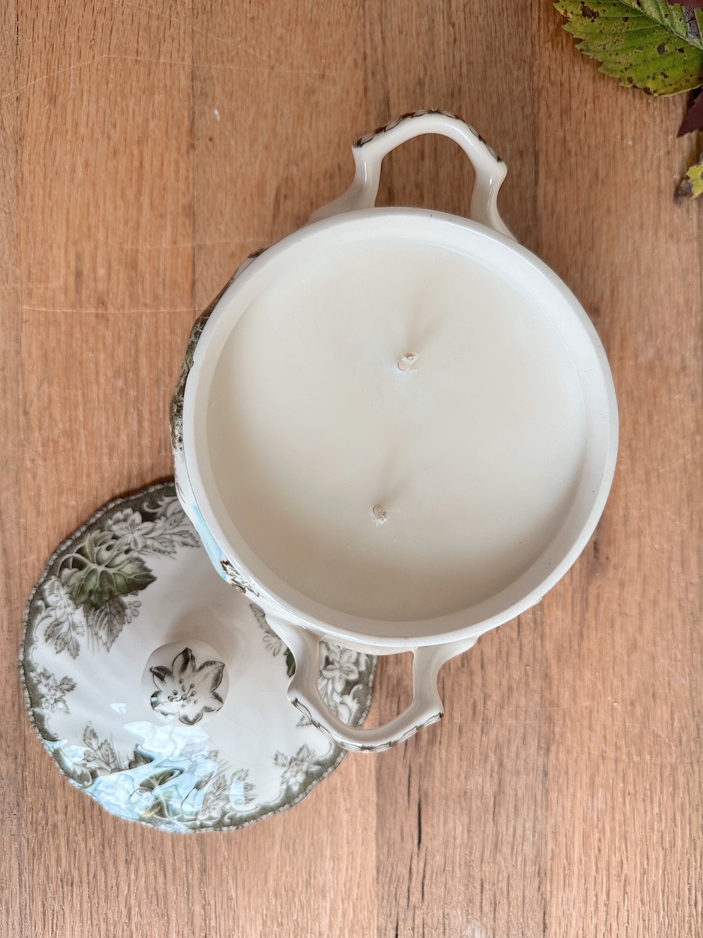Woodland Berry - Vintage Transfer Ware Sugar Pot