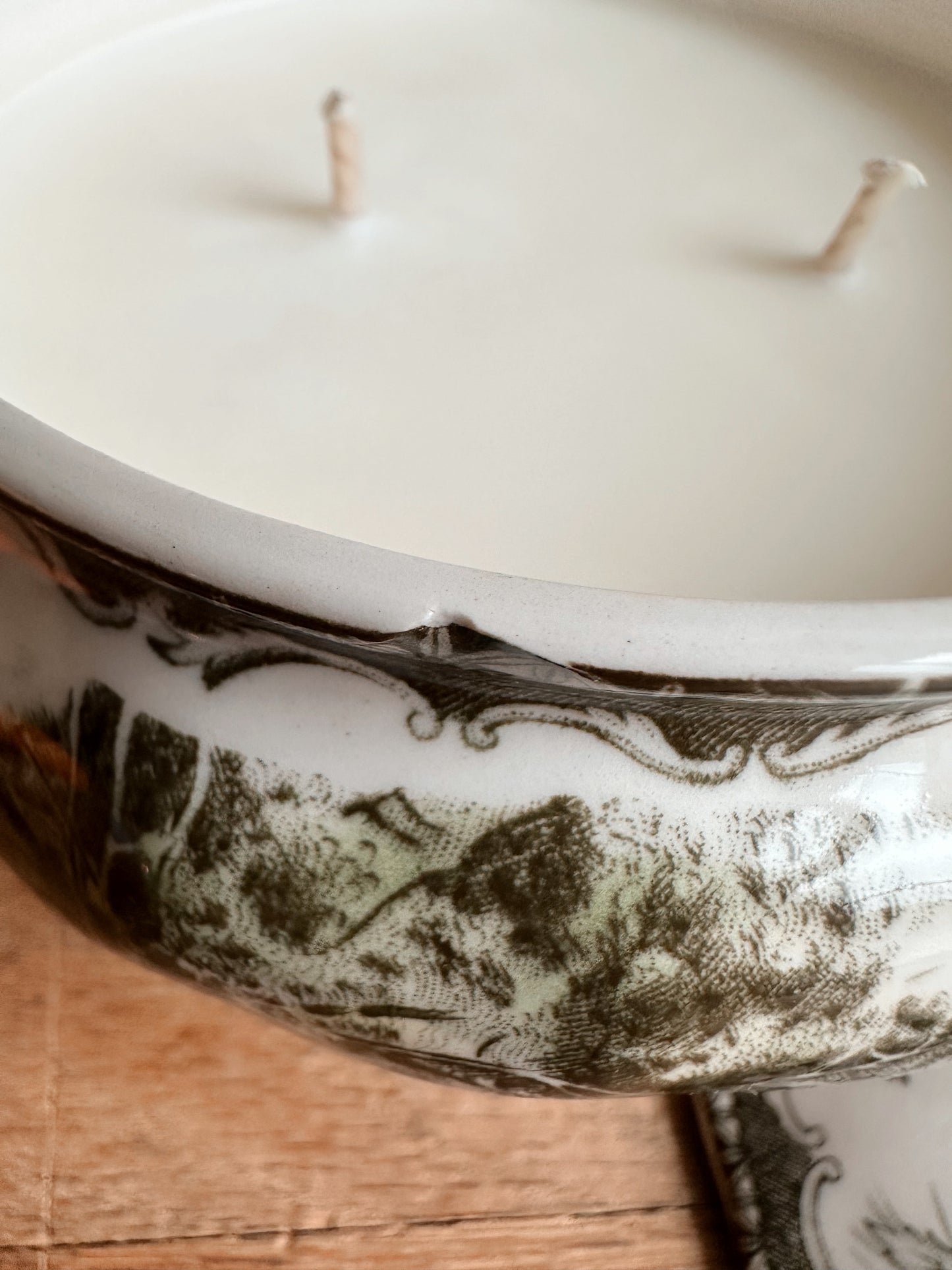 Woodland Berry - Vintage Transfer Ware Sugar Pot