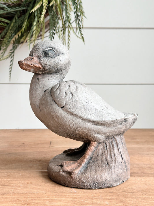 Vintage Concrete Duckling