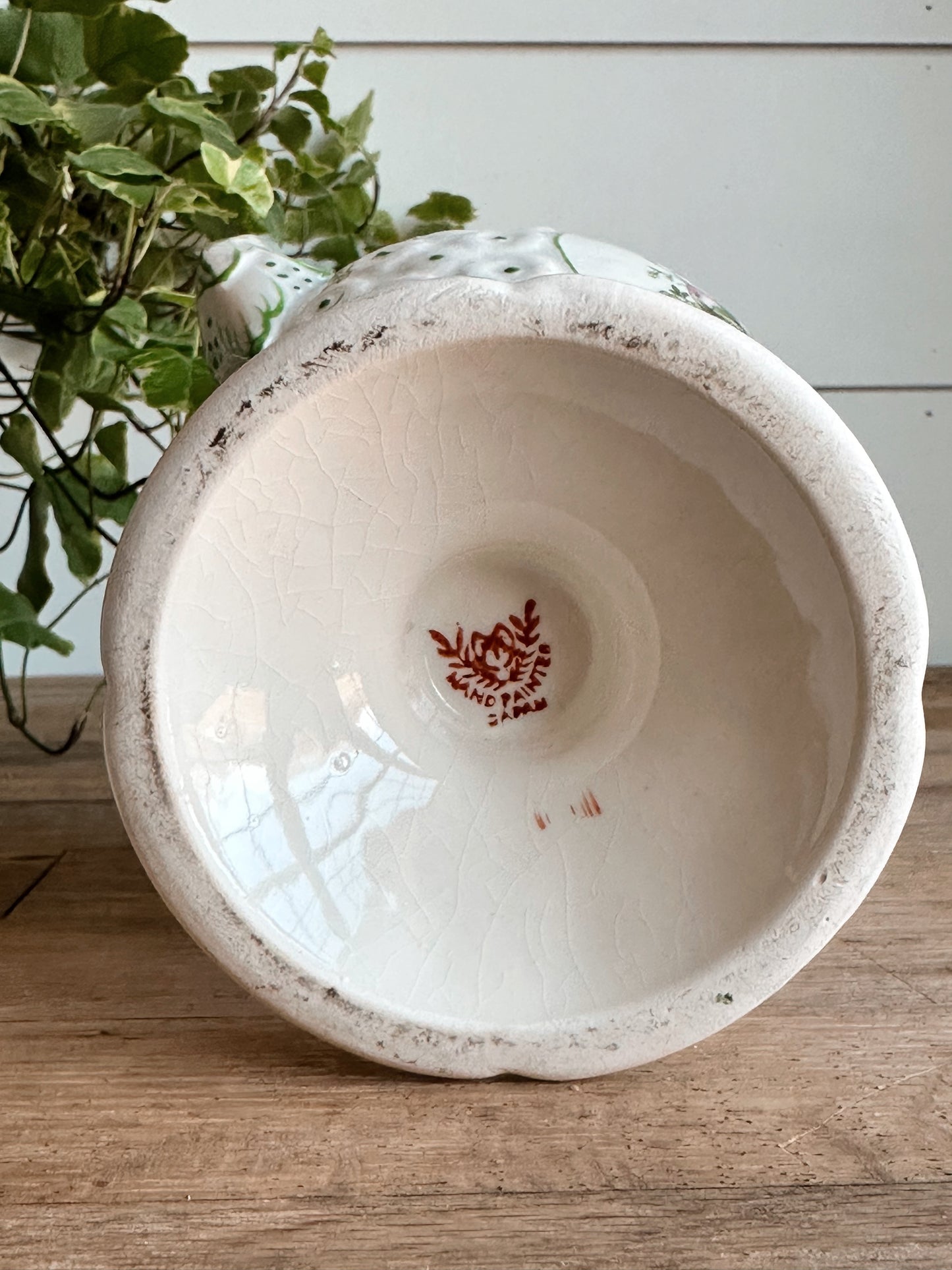 Vintage Hand Painted Sugar Pot (Japan)