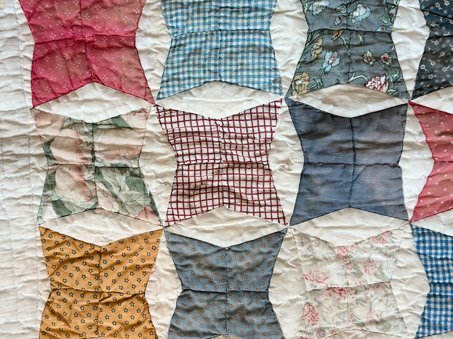 Antique Hand Quilted Pillow Sham