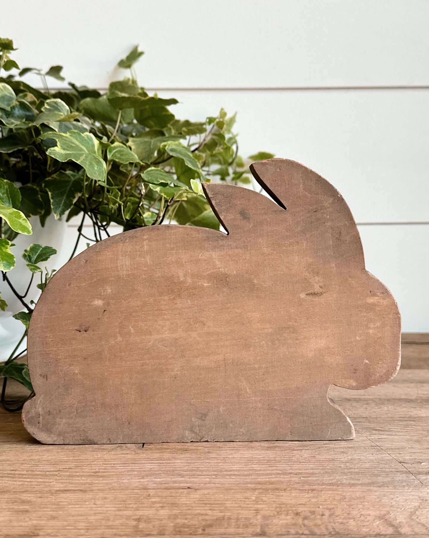 Vintage Wood Bunny Cutout