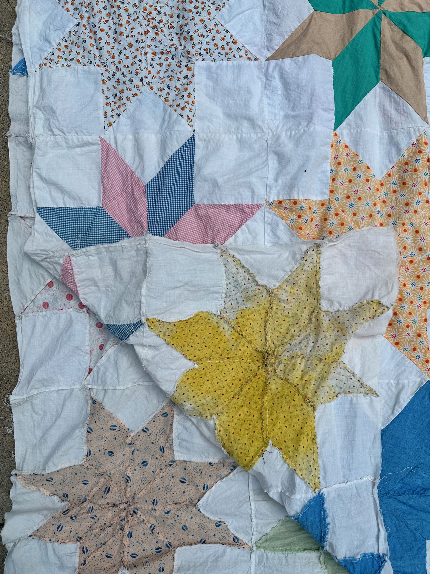Vintage Star Quilt Top