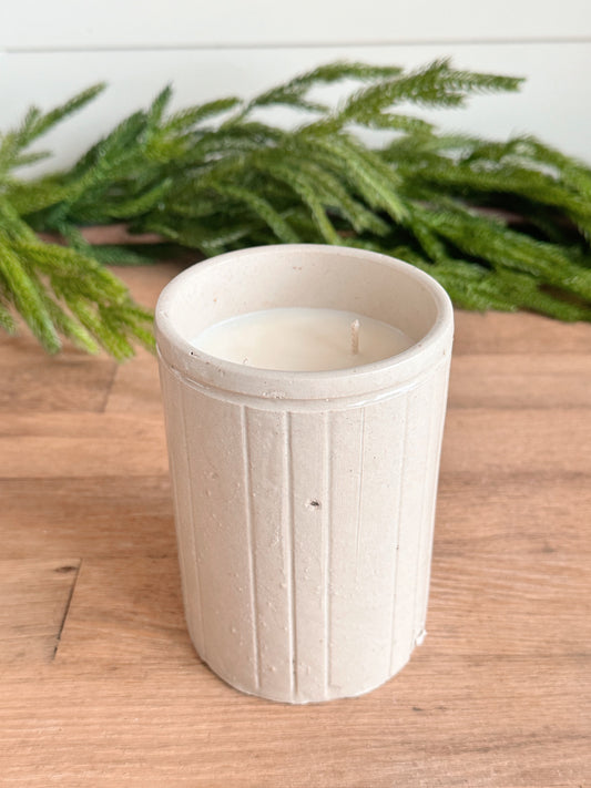 Hand Poured Gingerbread Cookie Candle in an Antique English Jam Jar