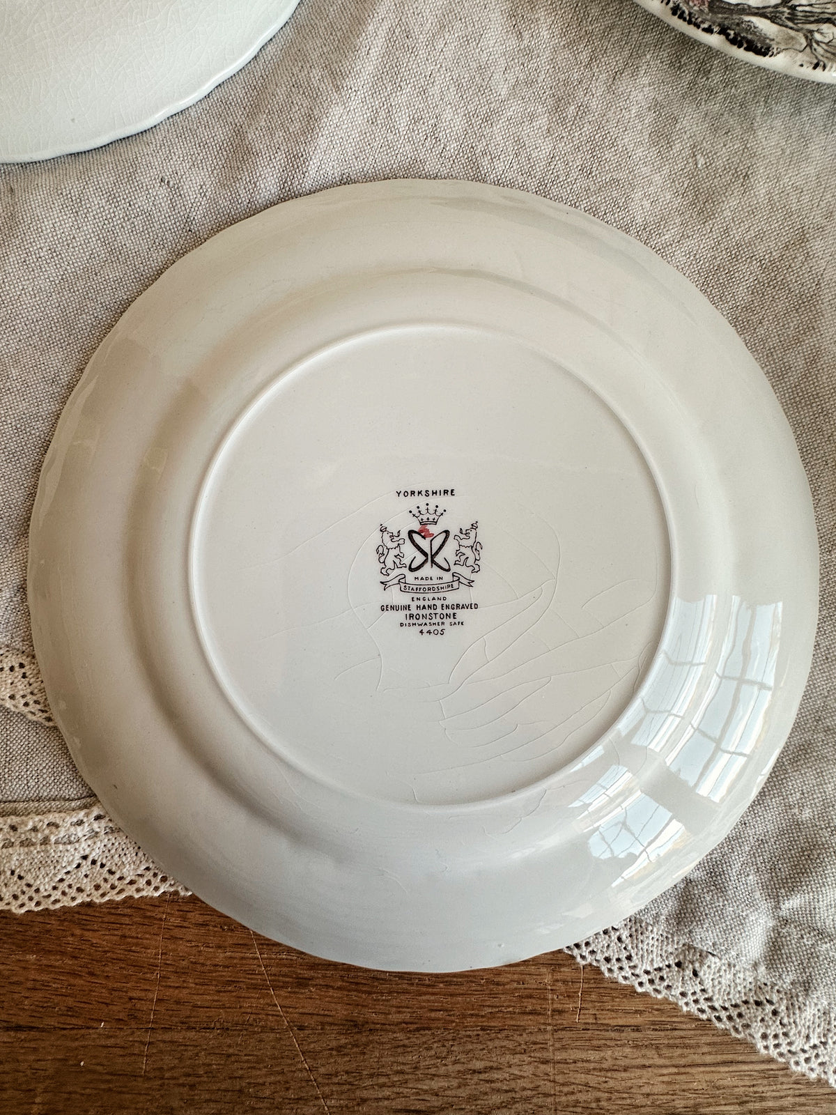 Collection of Four Ridgway Staffordshire Transferware Dessert Plates