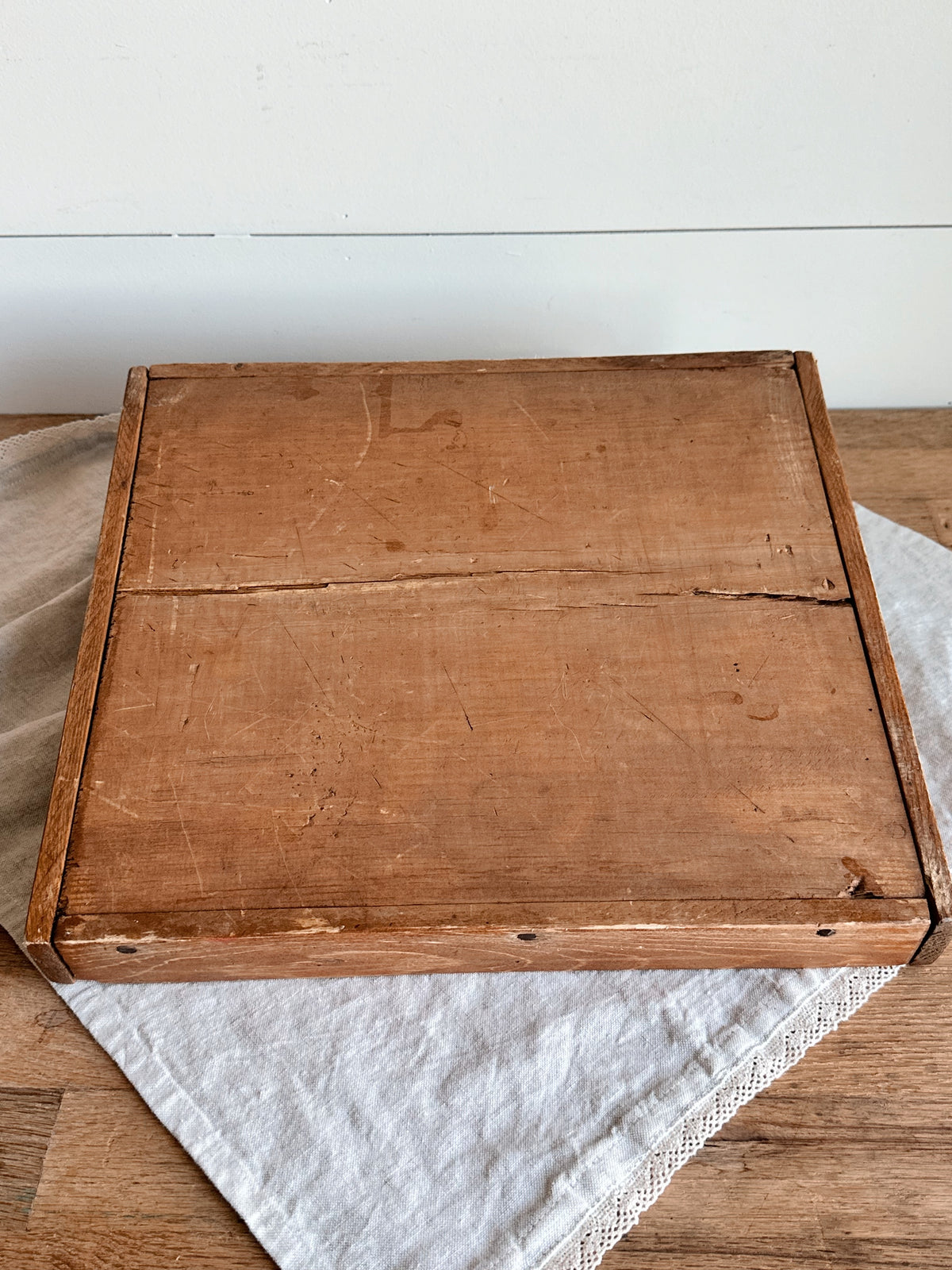 Handmade Vintage Wooden Carrier
