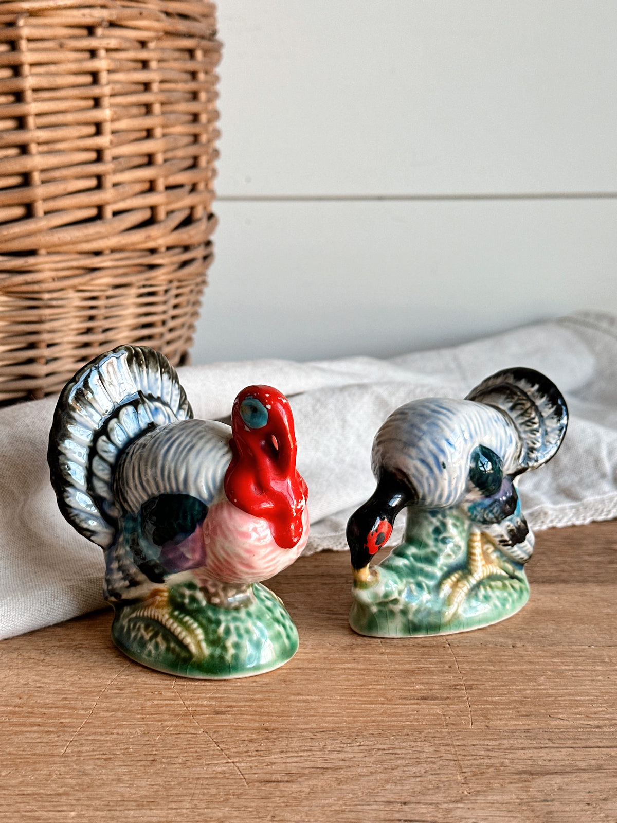 Vintage Turkey Salt & Pepper Shakers, Japan