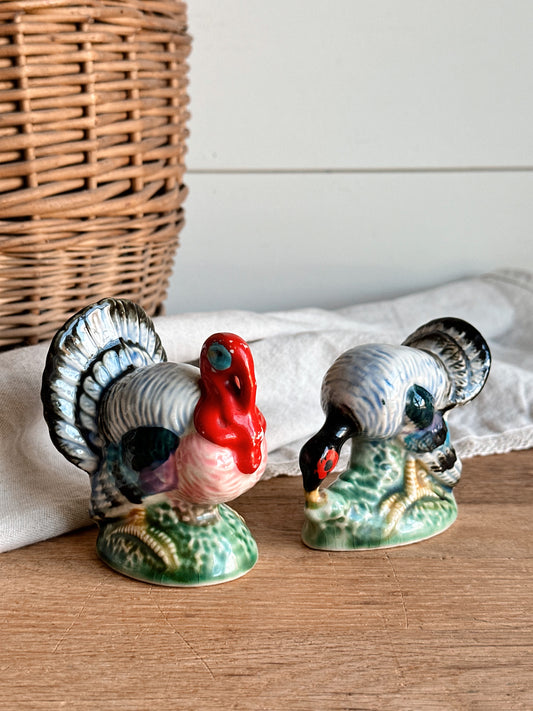 Vintage Turkey Salt & Pepper Shakers, Japan