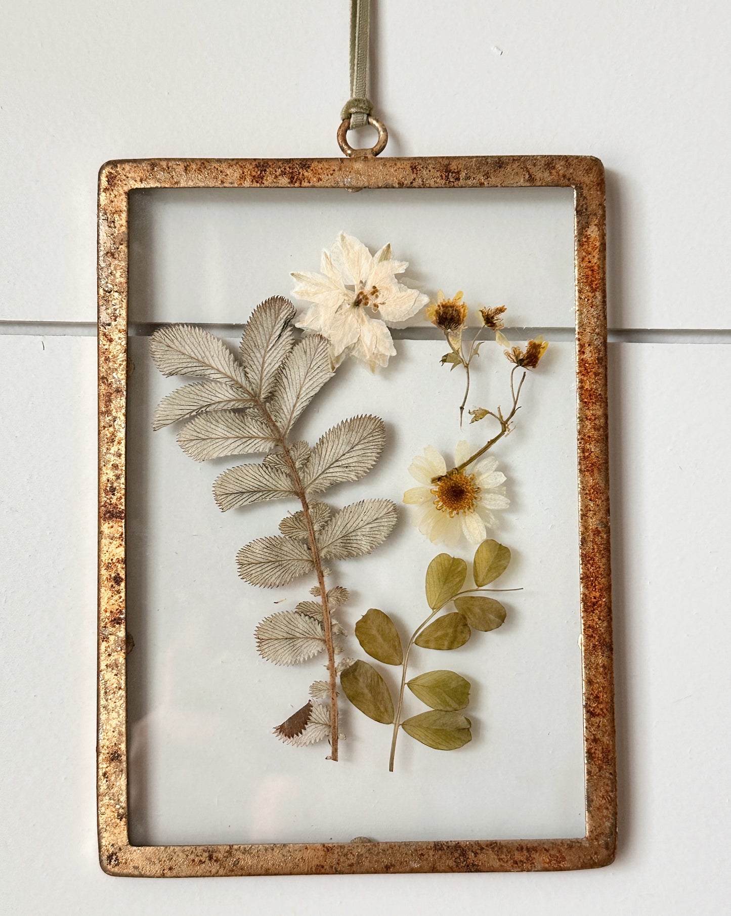 Pressed Floral Hanging Frames