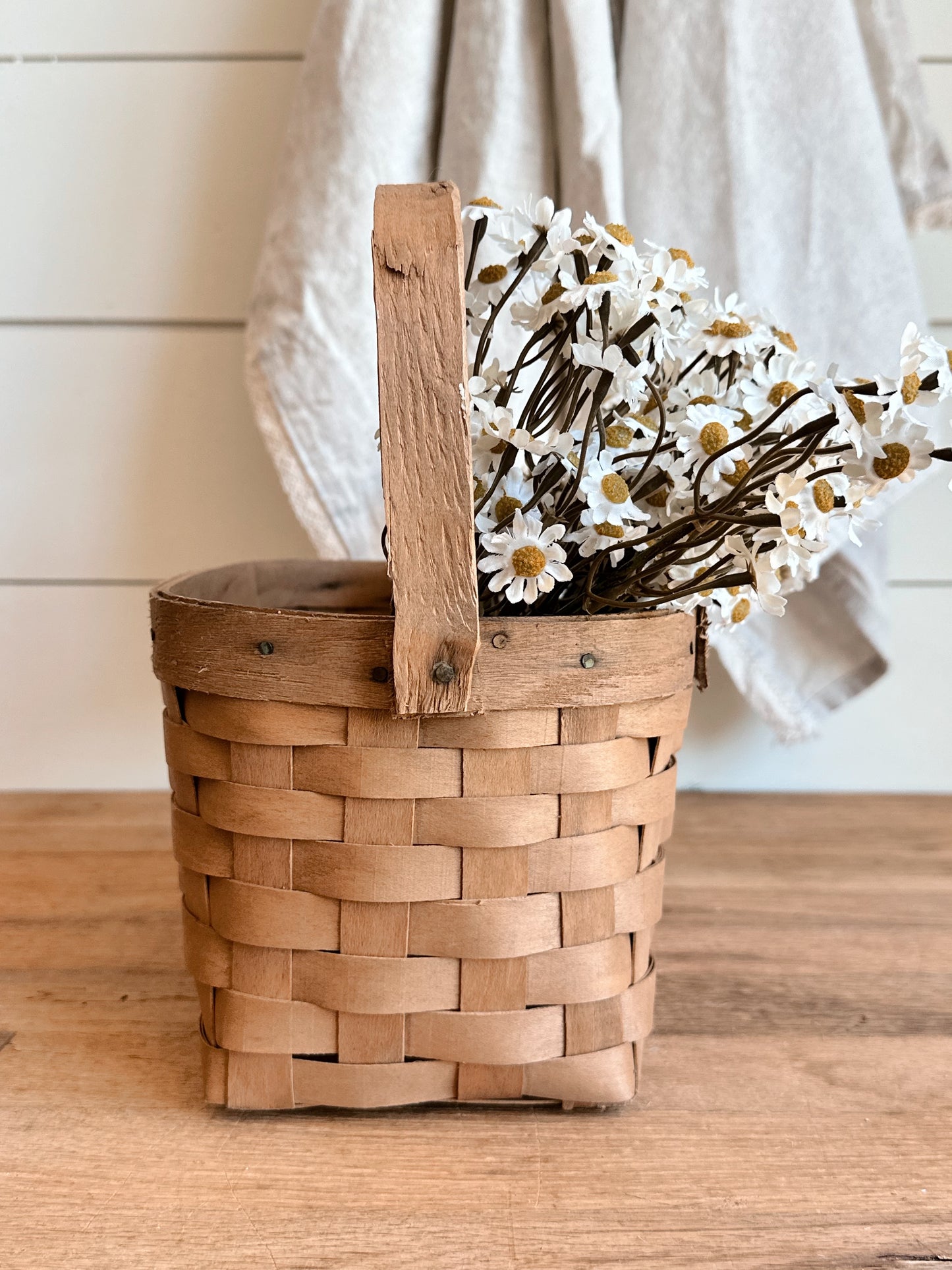 Sweet Vintage Basket with Handle