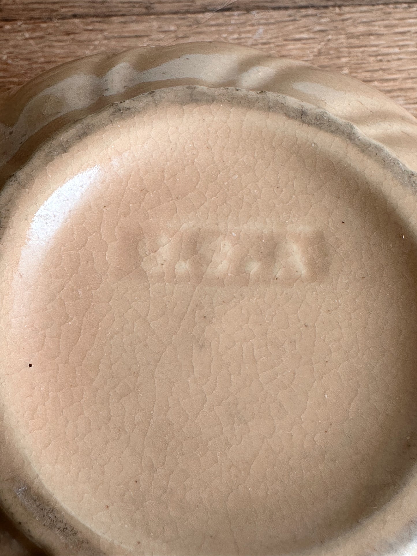 Vintage Advertising Stoneware Bowl