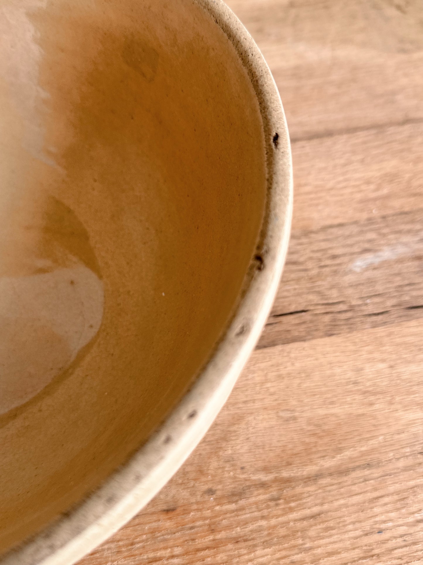 Vintage Banded Stoneware Bowl