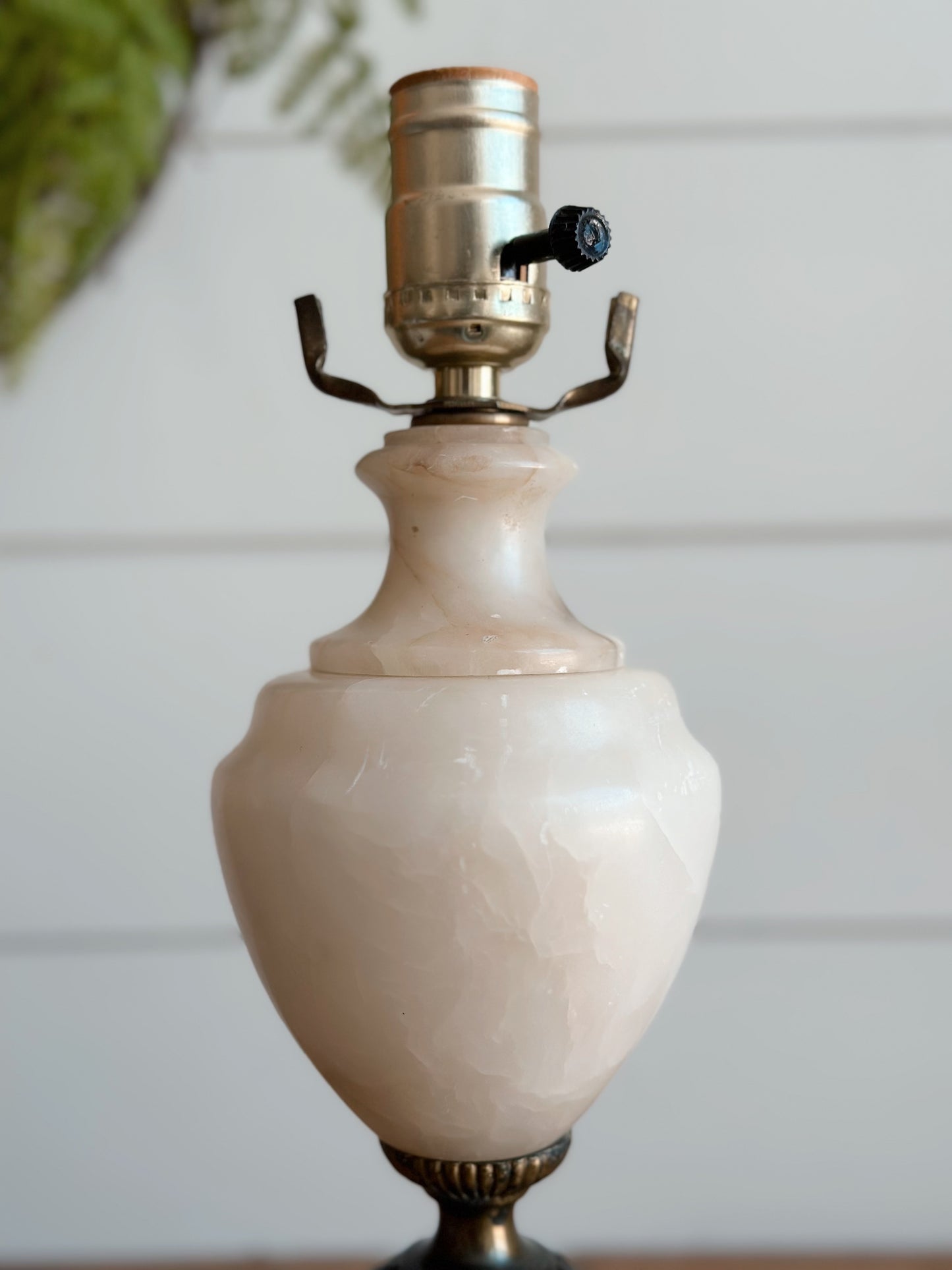 Vintage Alabaster Lamp
