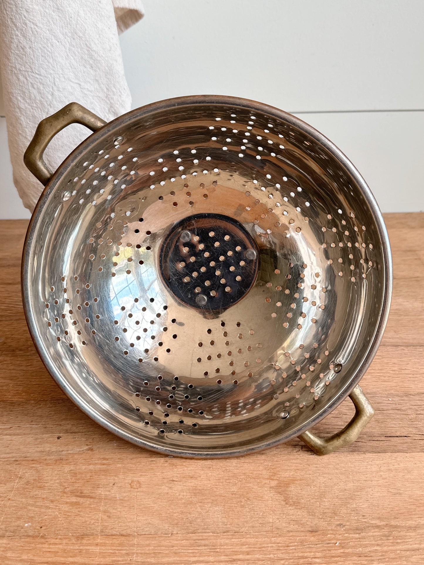Vintage Copper Colander