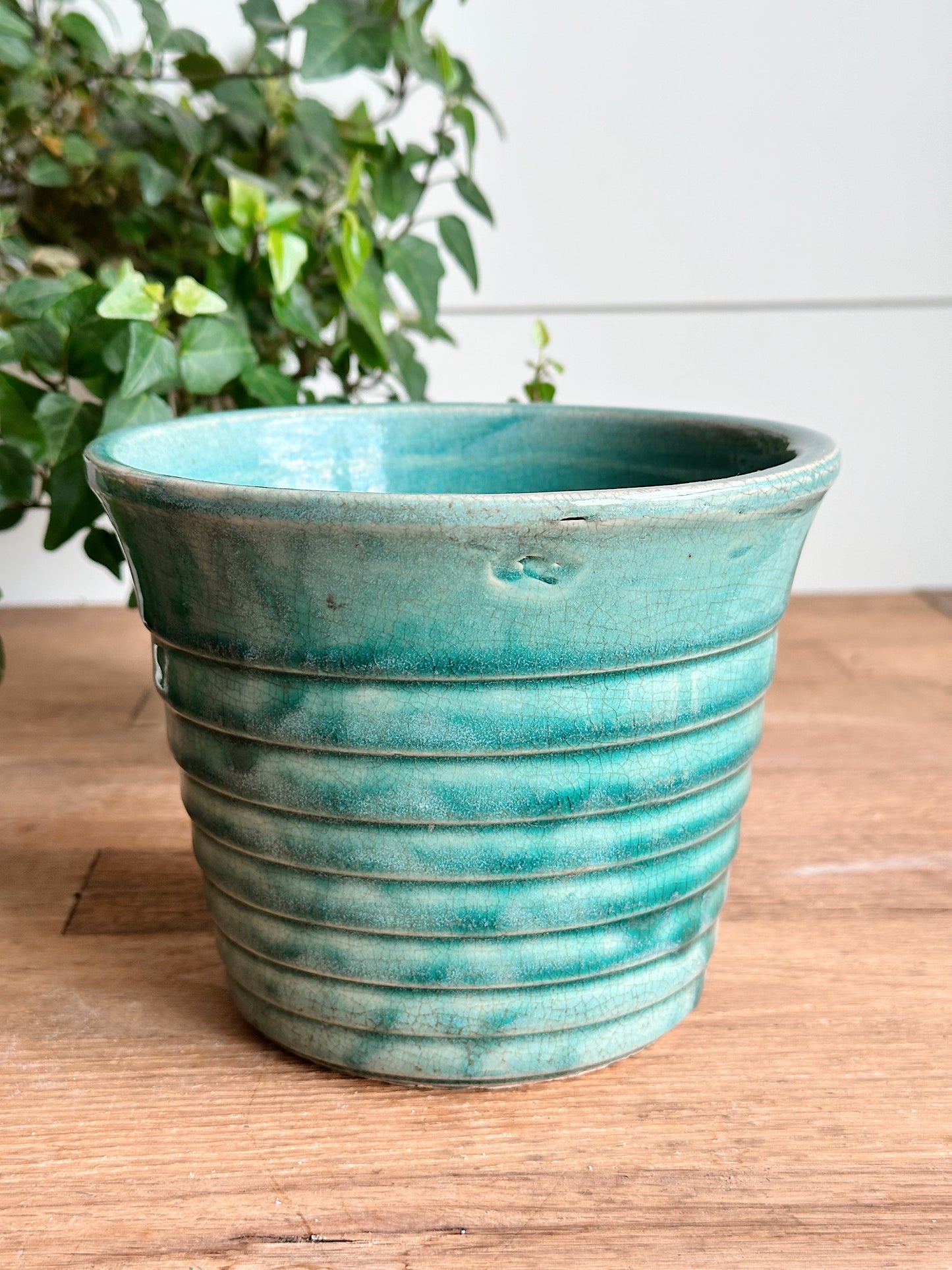 Vintage Ribbed USA Planter