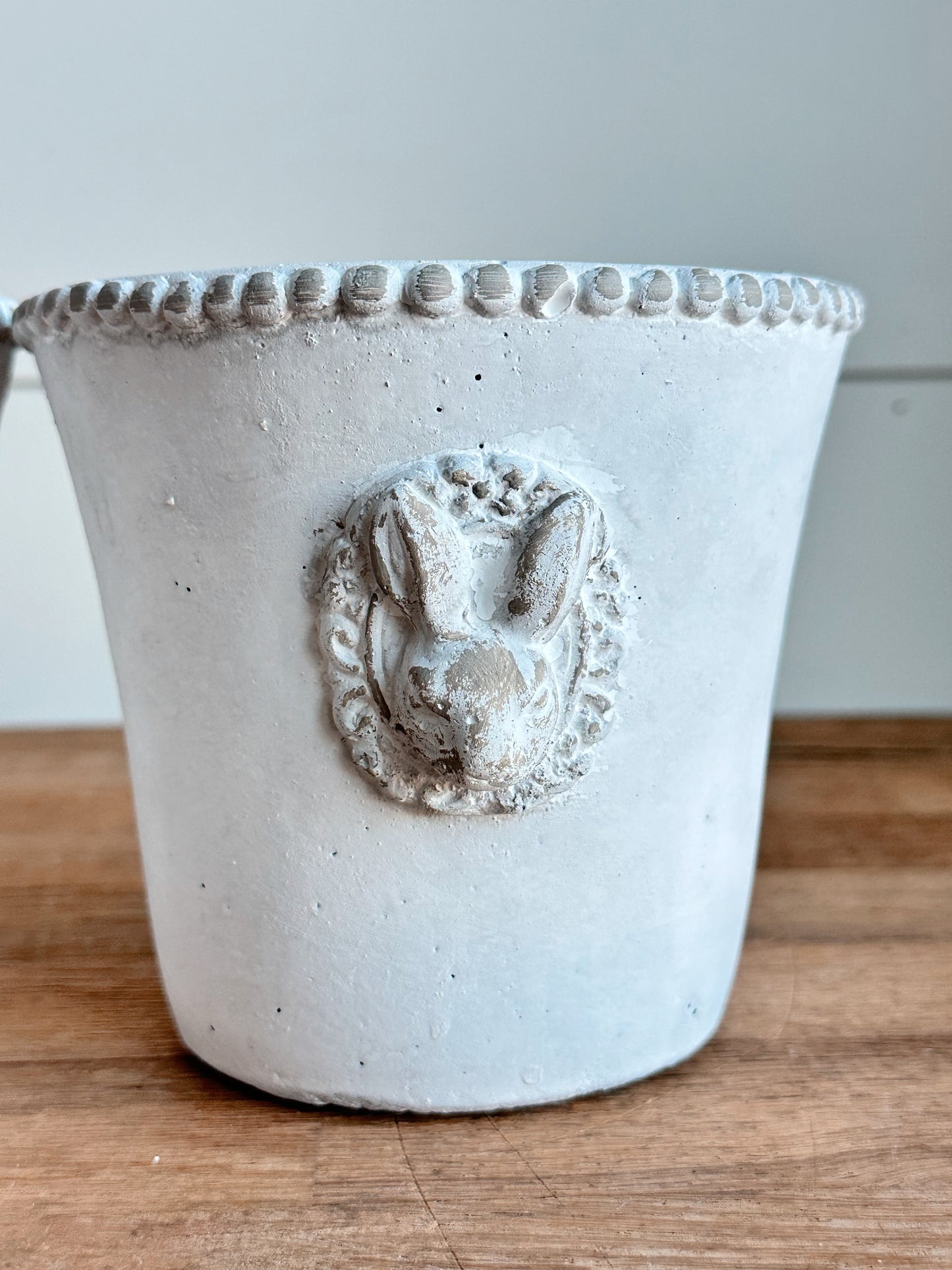 Bunny Medallion Flower Pots