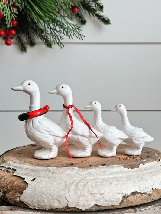 Vintage Department 56 Christmas Geese