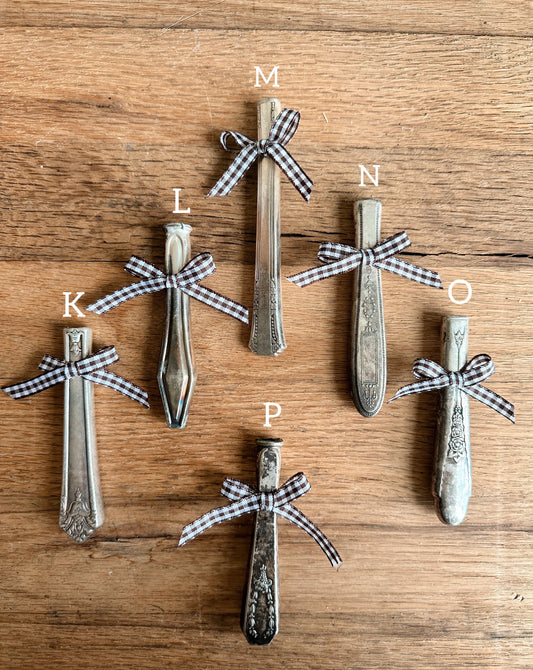 Salvage Silver Plate Bud Vase Magnets