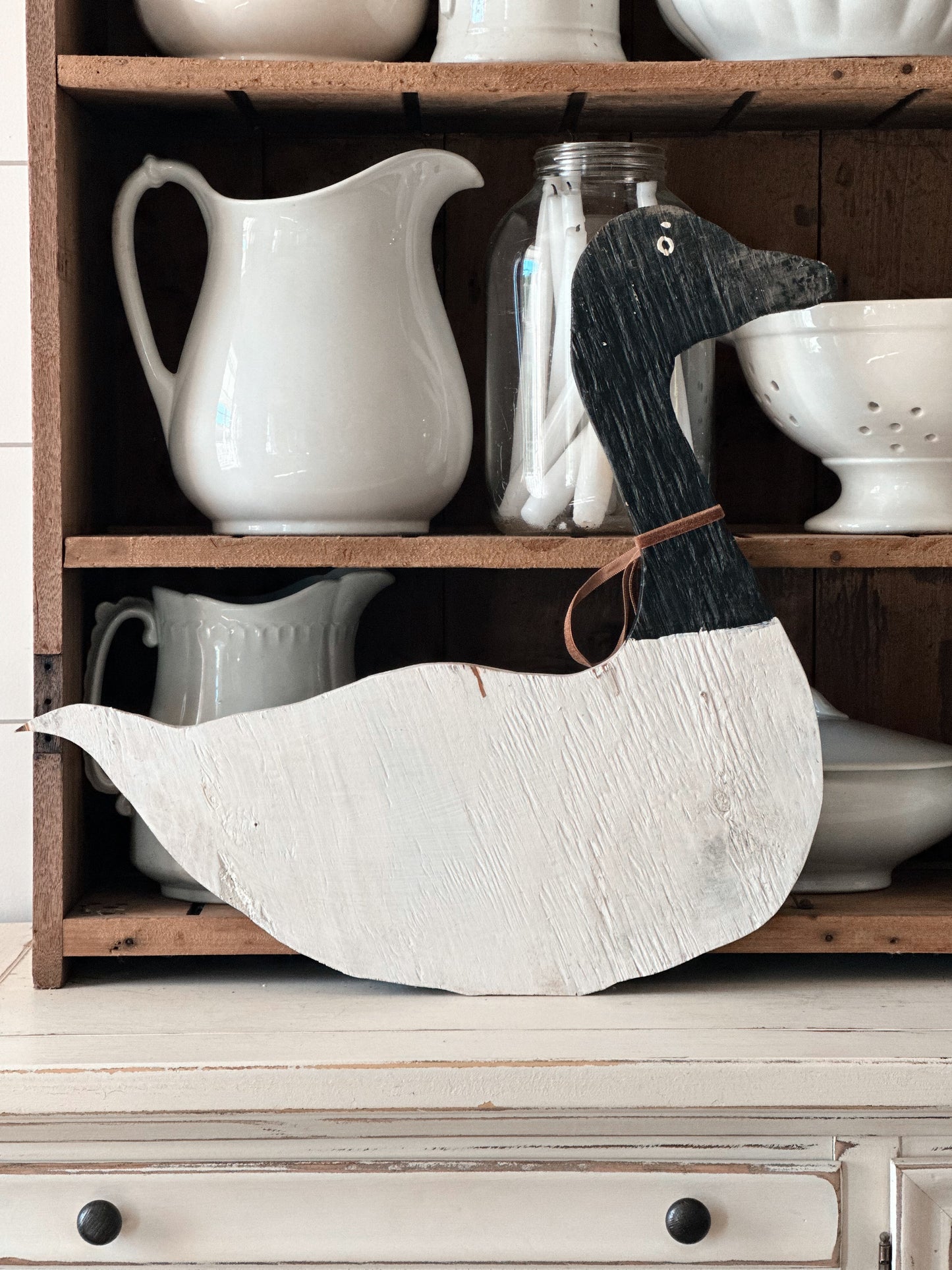 Vintage Wood Goose Decoy