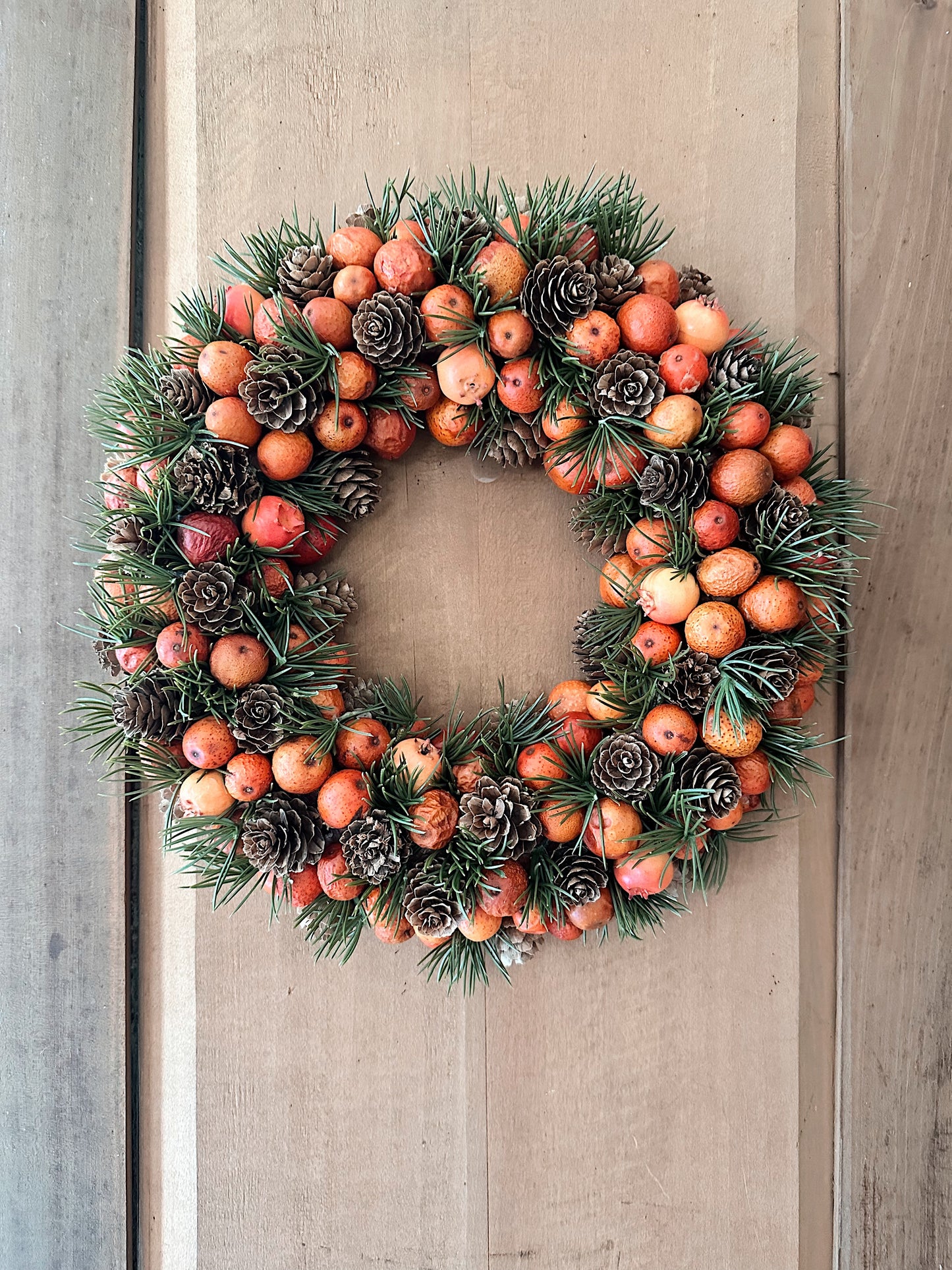 Foraged Pinecone Wreaths