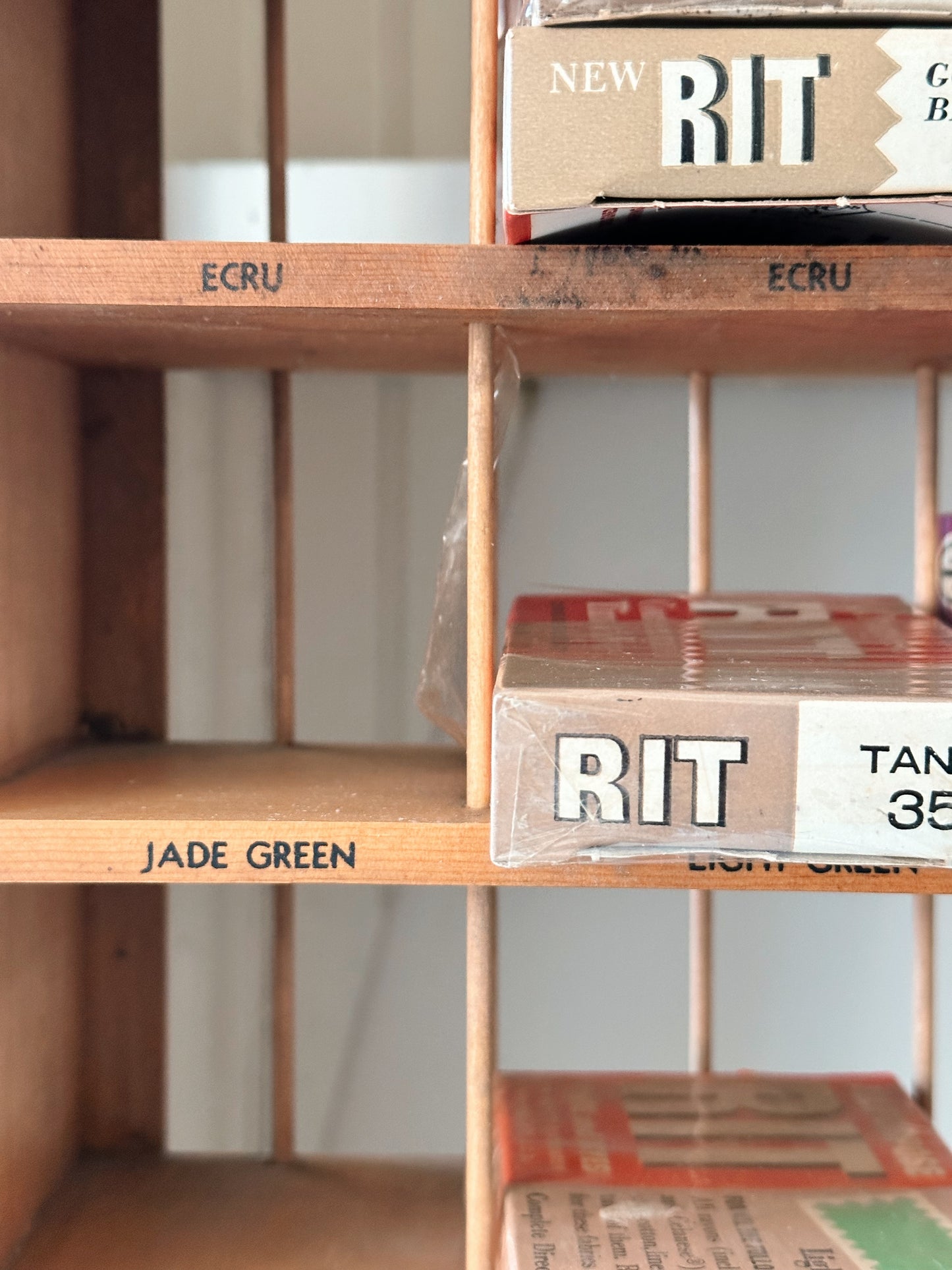 1950s Vintage Rit Dye Store Display