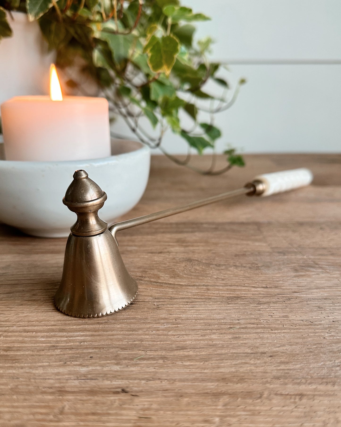 Antiqued Gold Candle Snuffers
