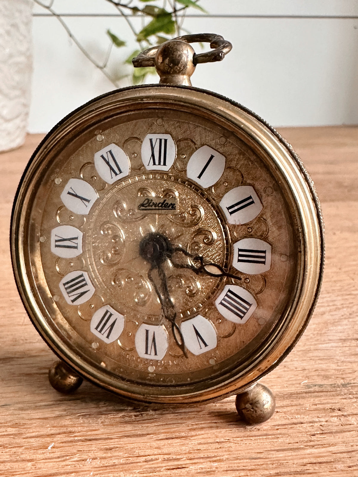Vintage German Linden Clock