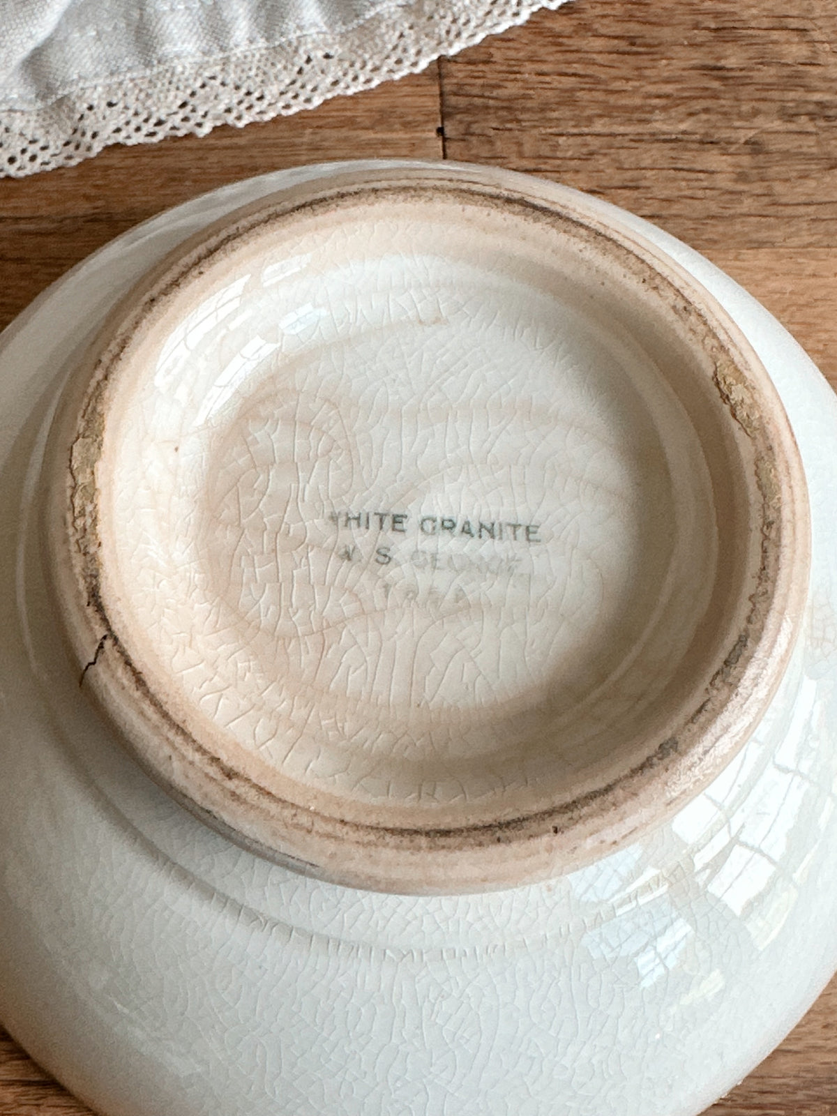 Pair of WS George Ironstone Bowls