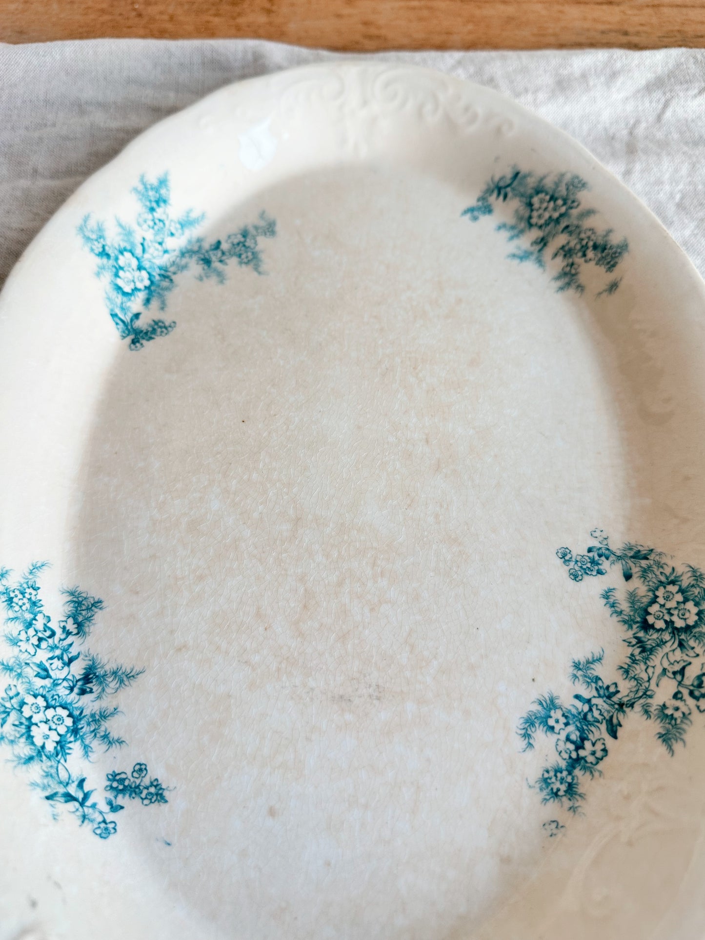 Antique Laughlin Colonial Ironstone Platter