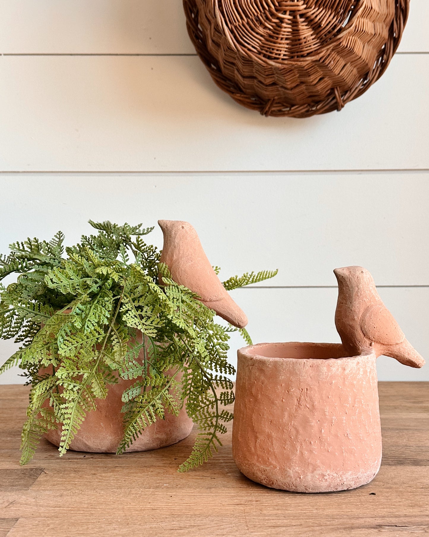 Concrete Bird Planters