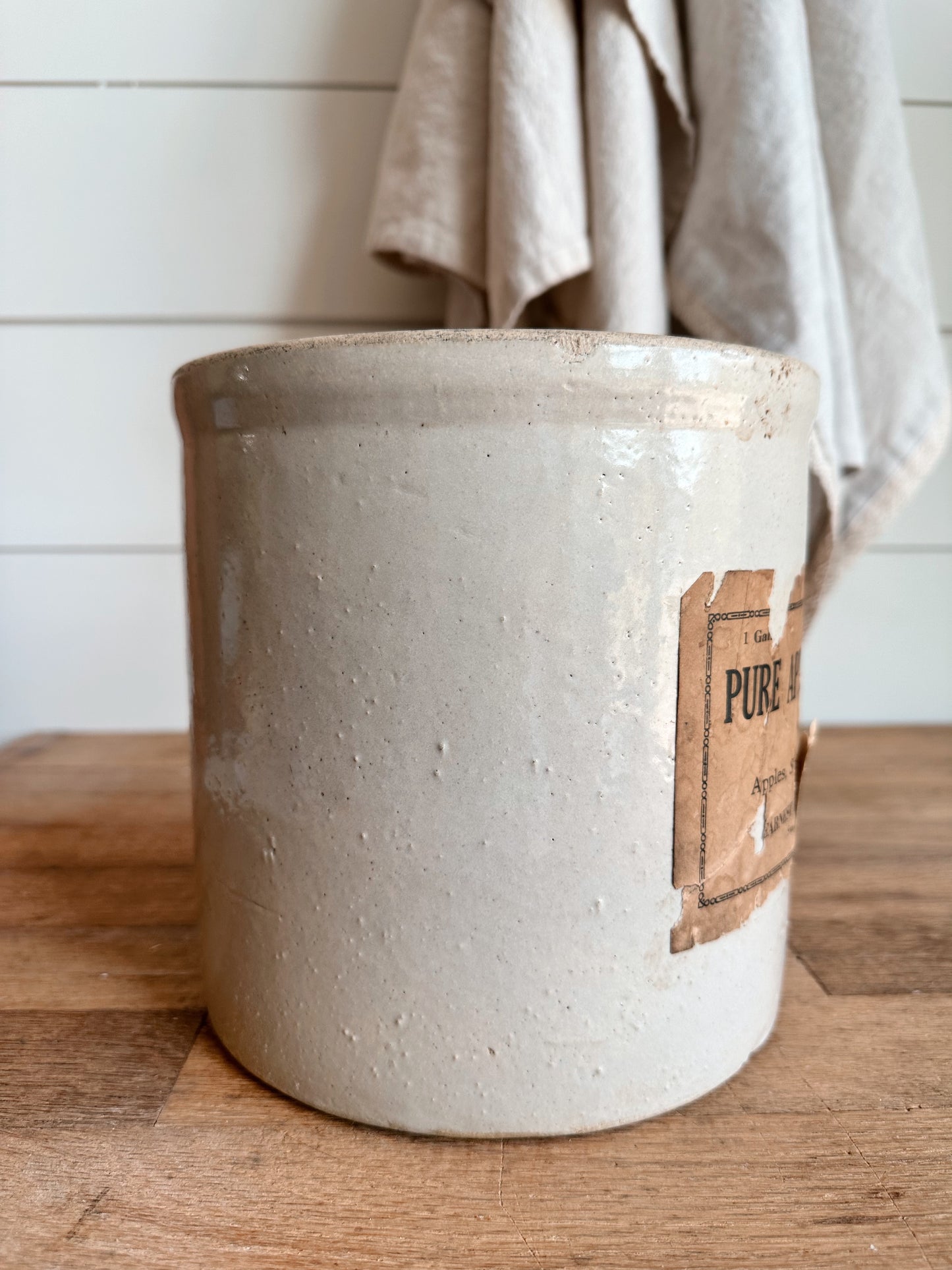 Vintage Apple Butter Crock