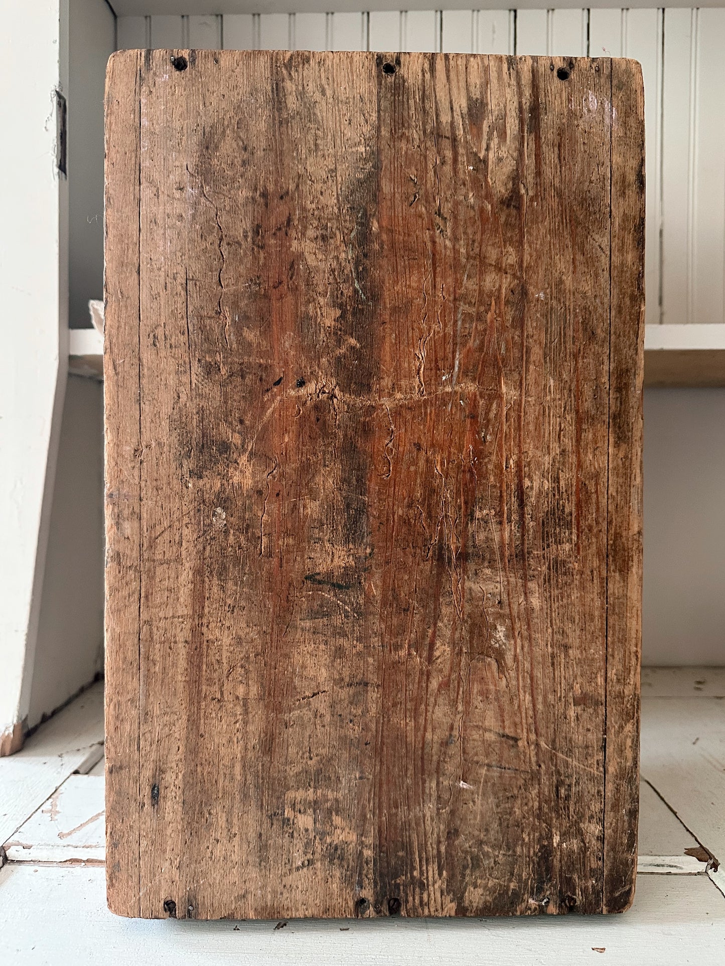 Vintage Hand Painted Wooden Box