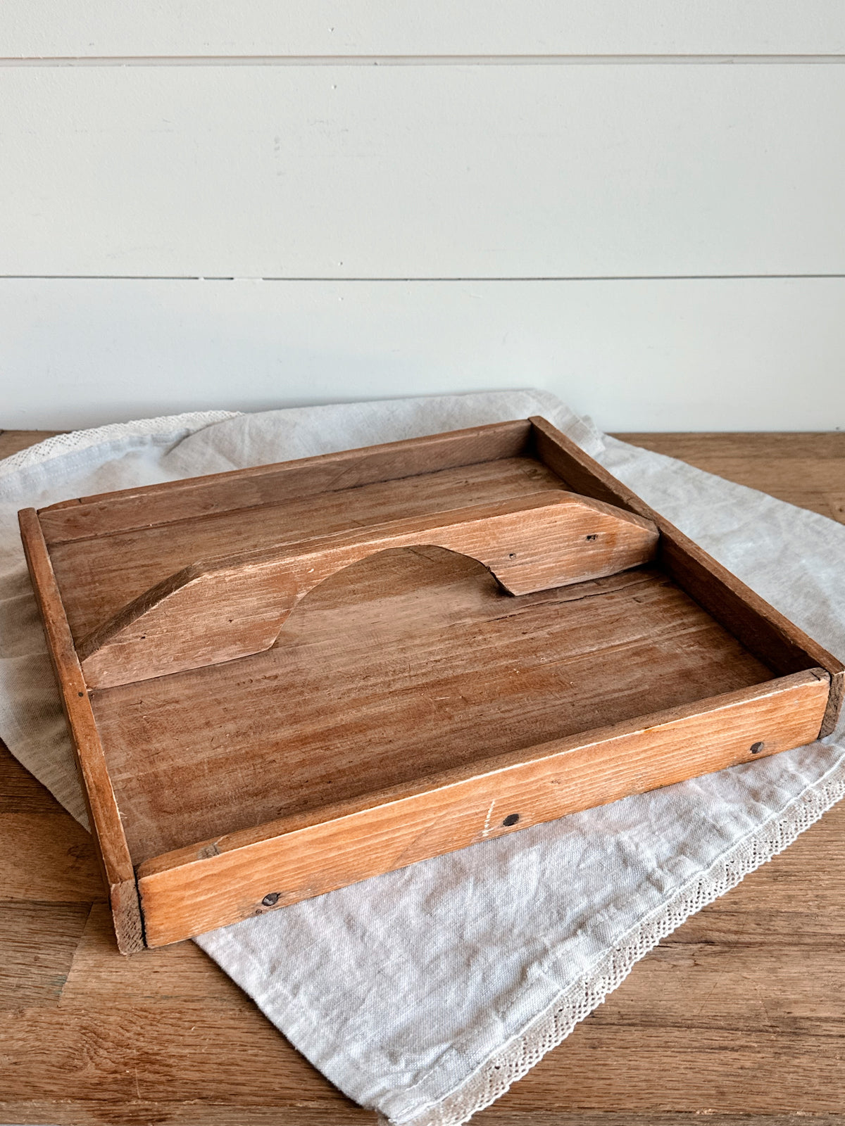 Handmade Vintage Wooden Carrier