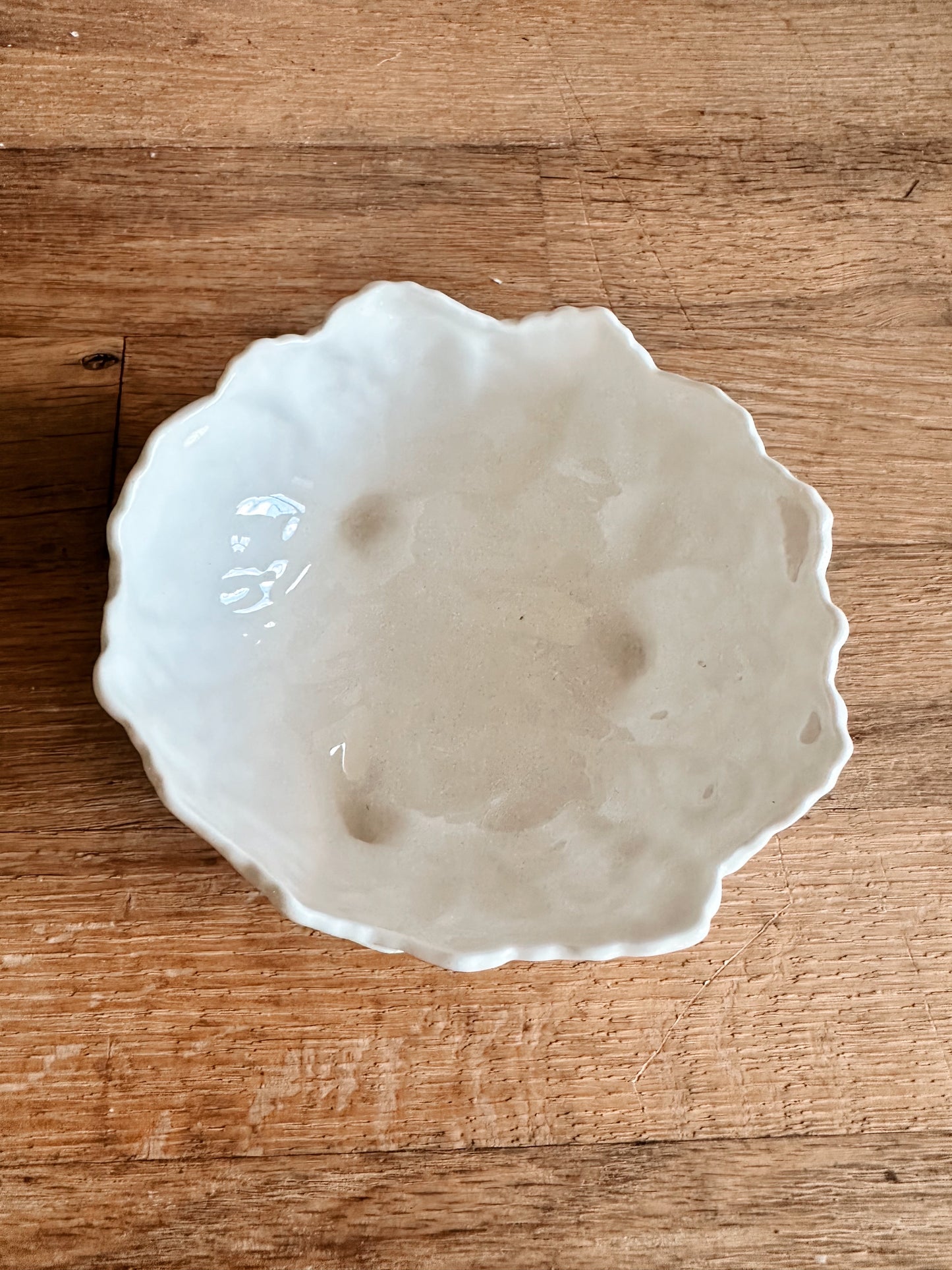 Vintage English Coalport Cabbage Ware Footed Dish