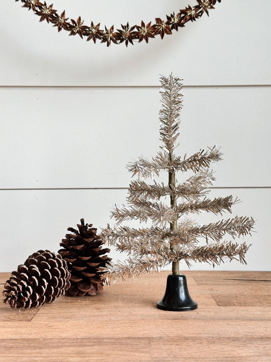 Vintage Bell Tinsel Tree
