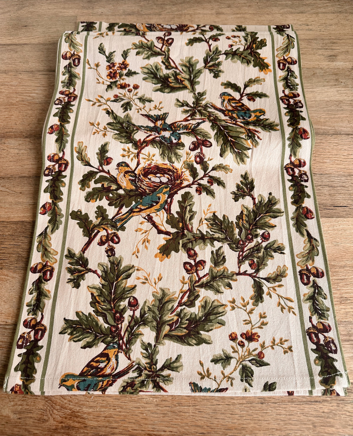 Woodland Birds Table Runner