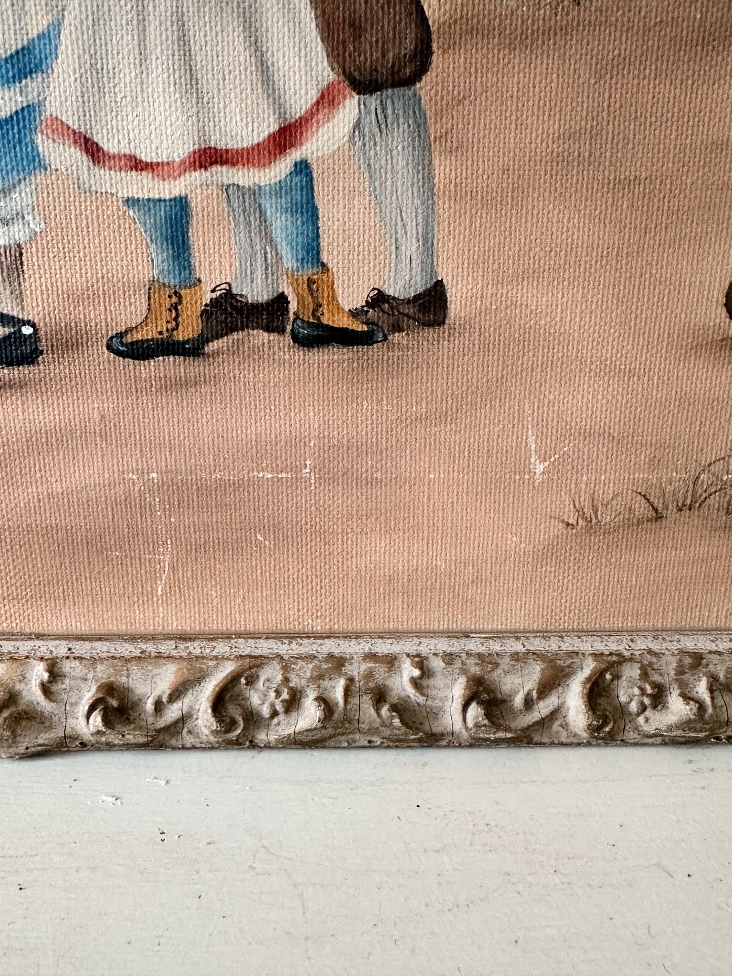 Vintage Signed Painting on Canvas