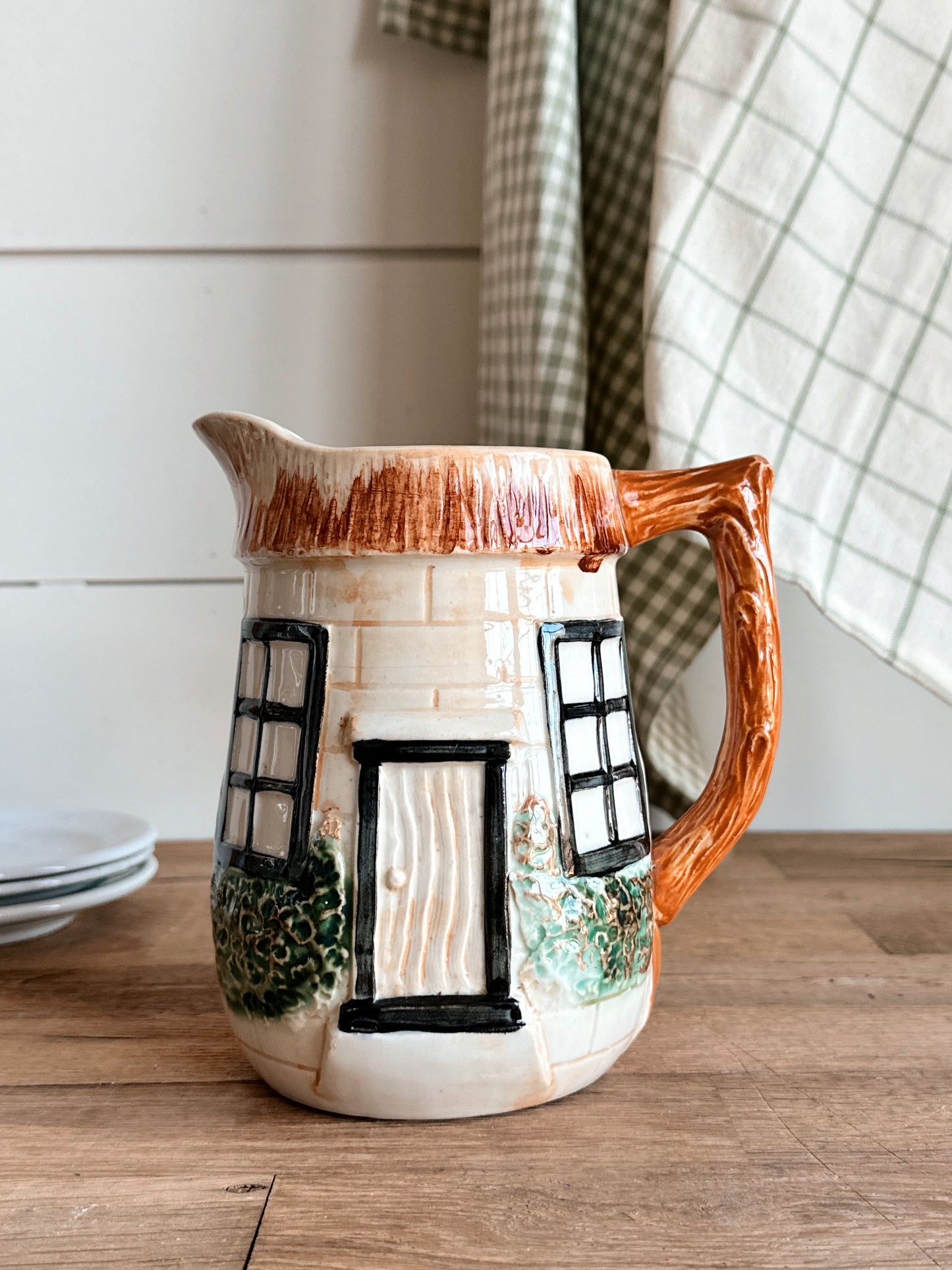Vintage Cottage Pitcher