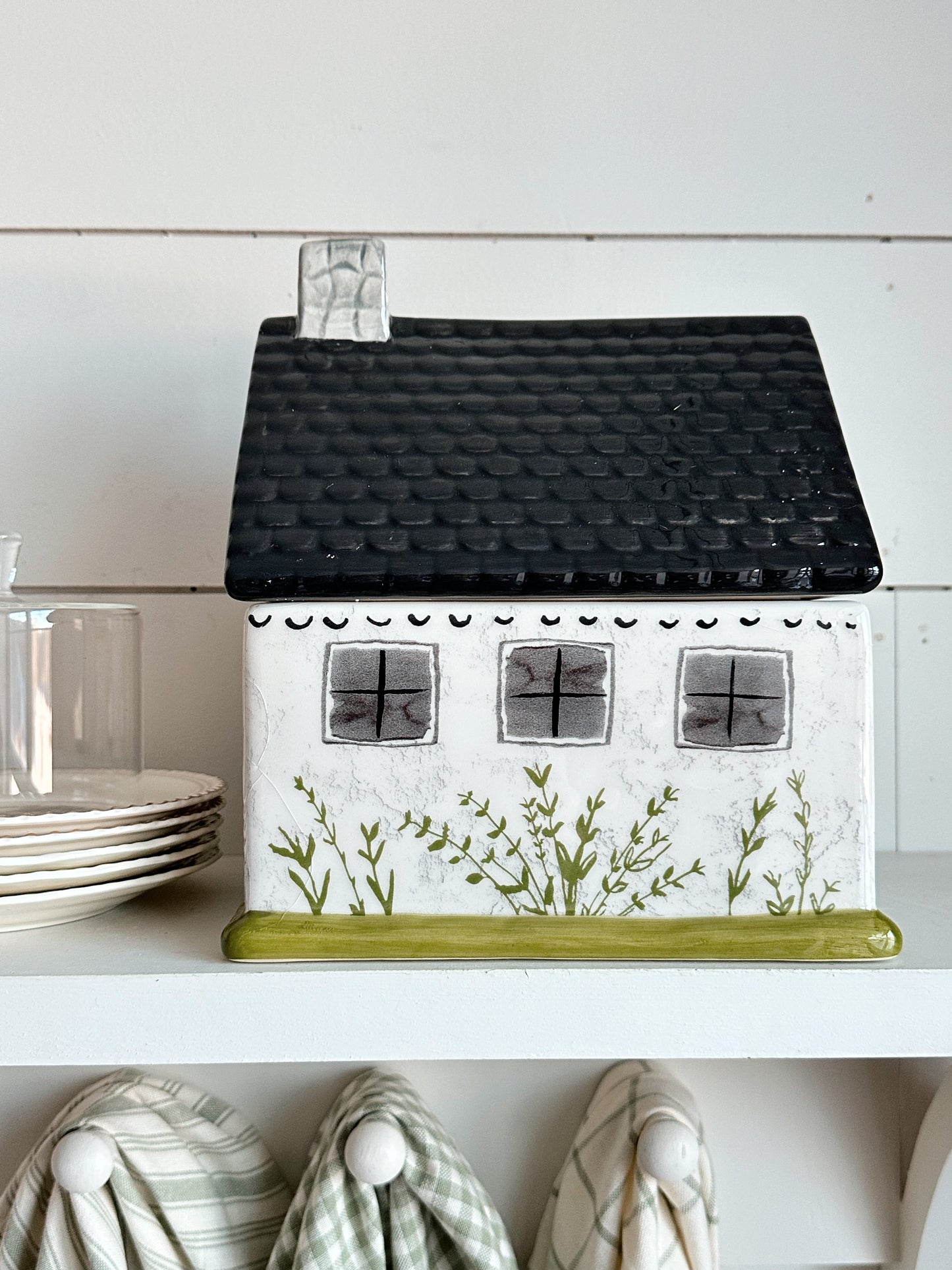 Cottage Cookie Jar