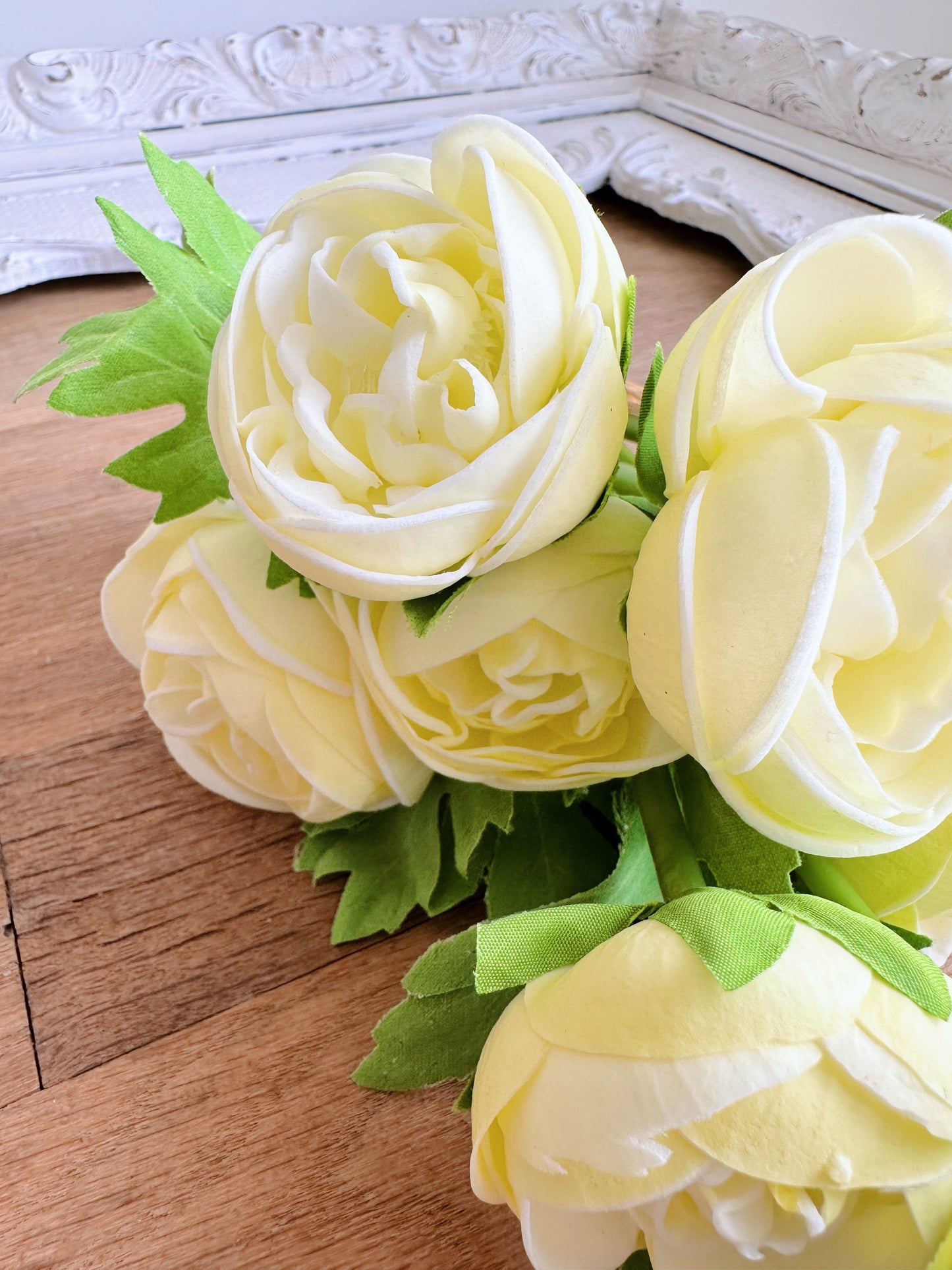 Real Touch Ranunculus Bundle, Yellow