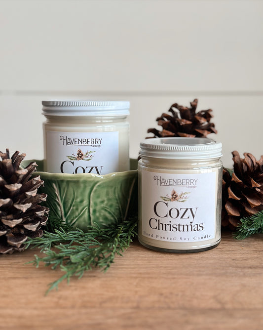 Hand Poured Cozy Christmas Candle