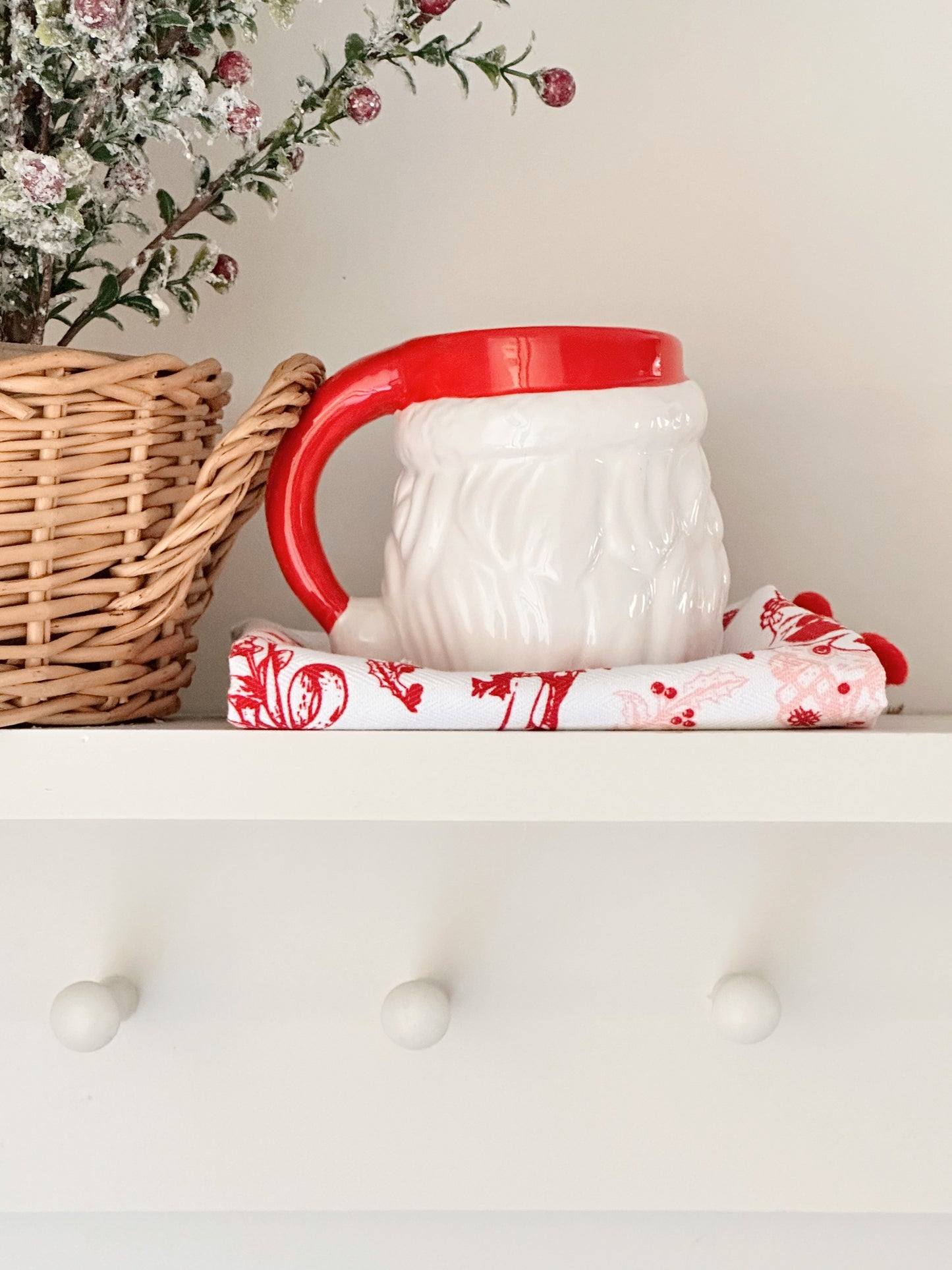 Red Santa Mug