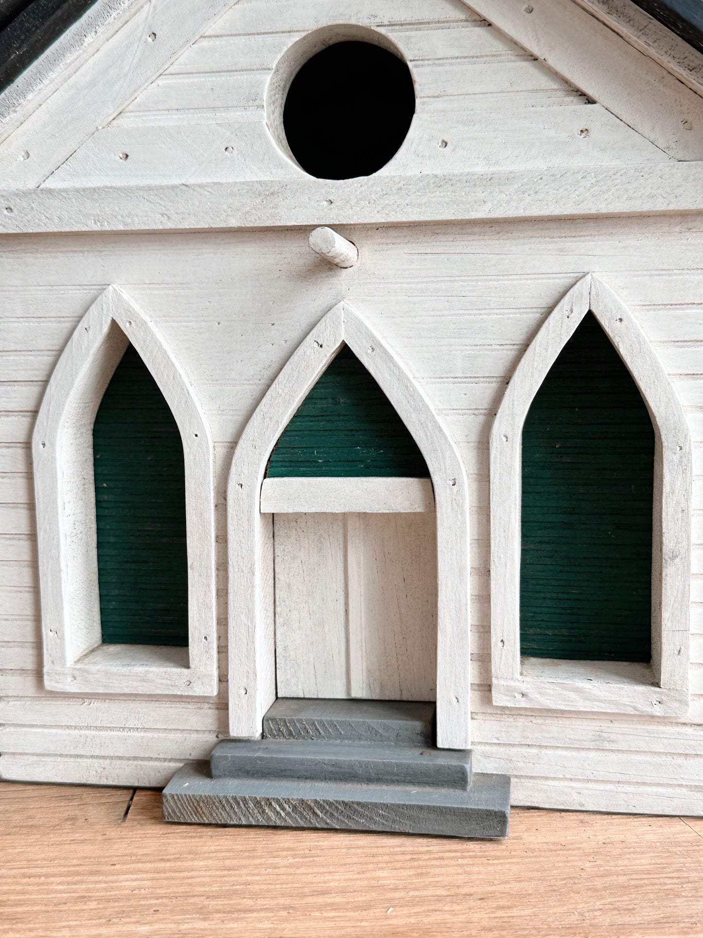 Handmade Church Birdhouse