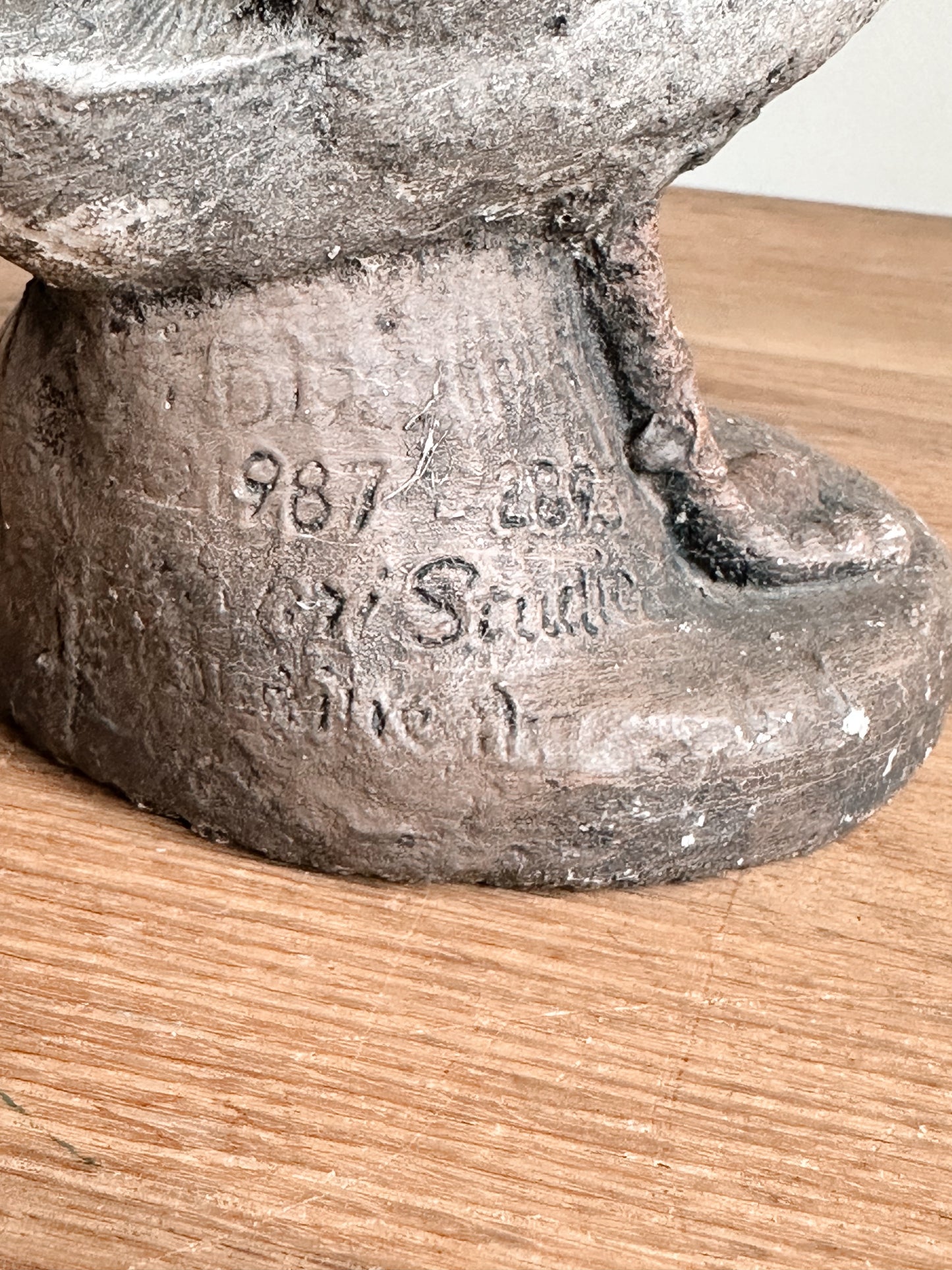 Vintage Concrete Duckling