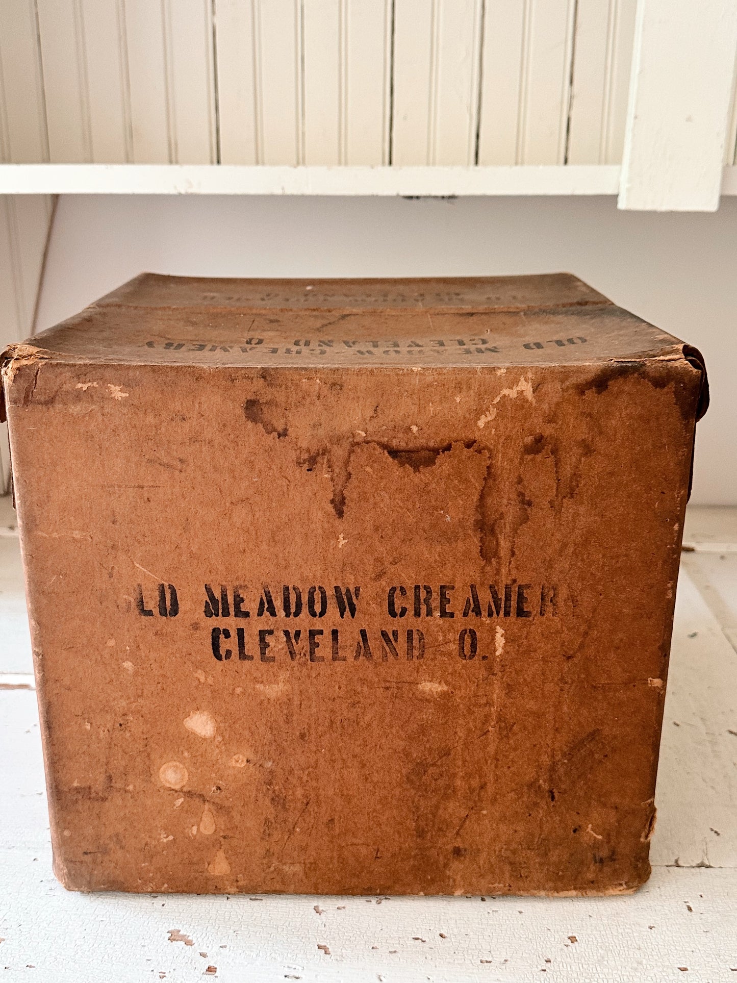Vintage Dairy Box, Dairymen’s Ohio Farmers Milk
