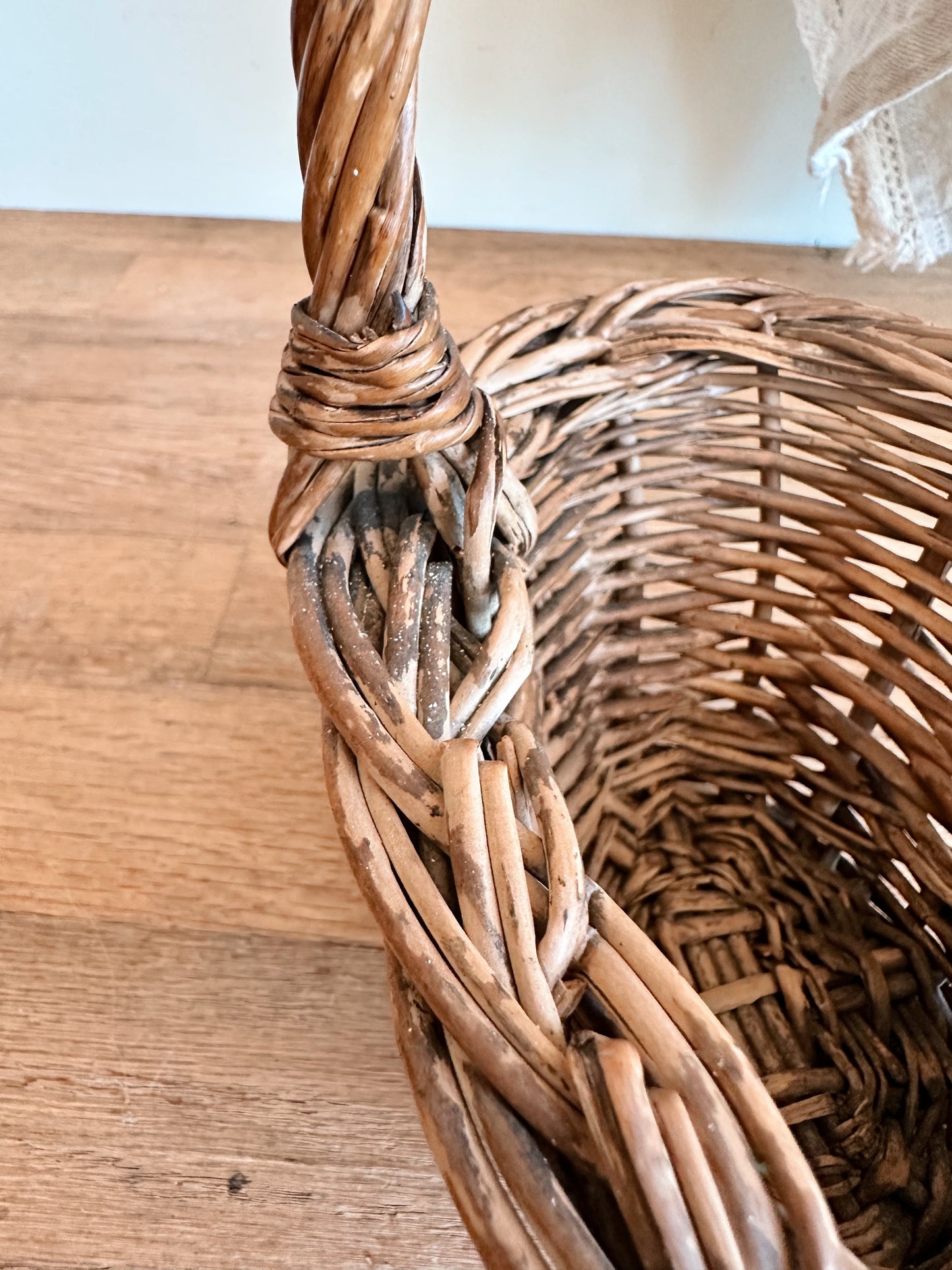 Pair of Vintage Woven Baskets