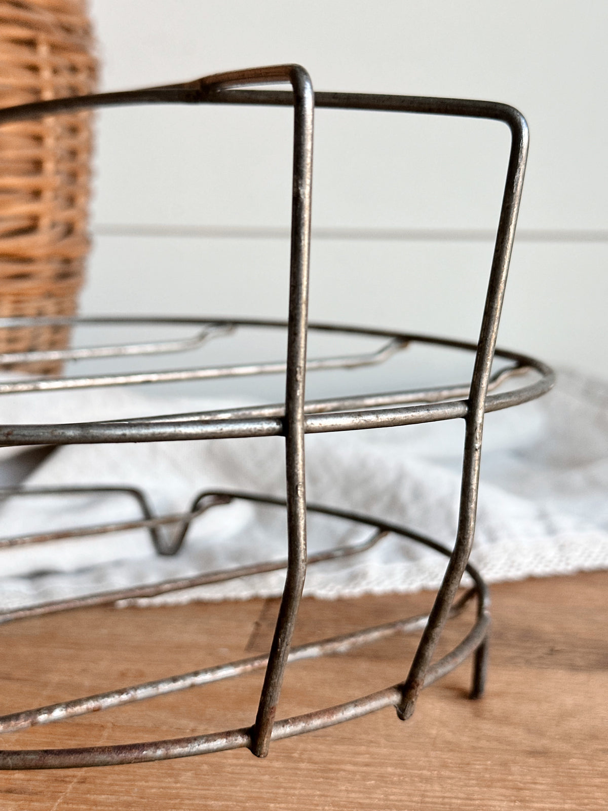 Vintage Metal Wire Pie Rack