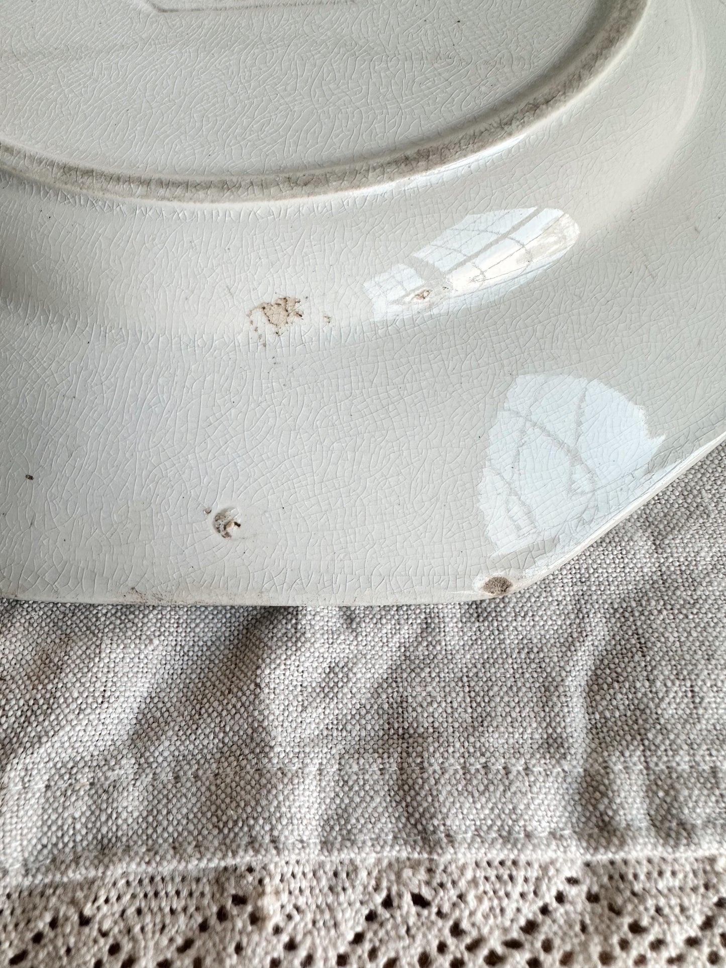 Antique Wedgwood Ironstone Dinner Plate