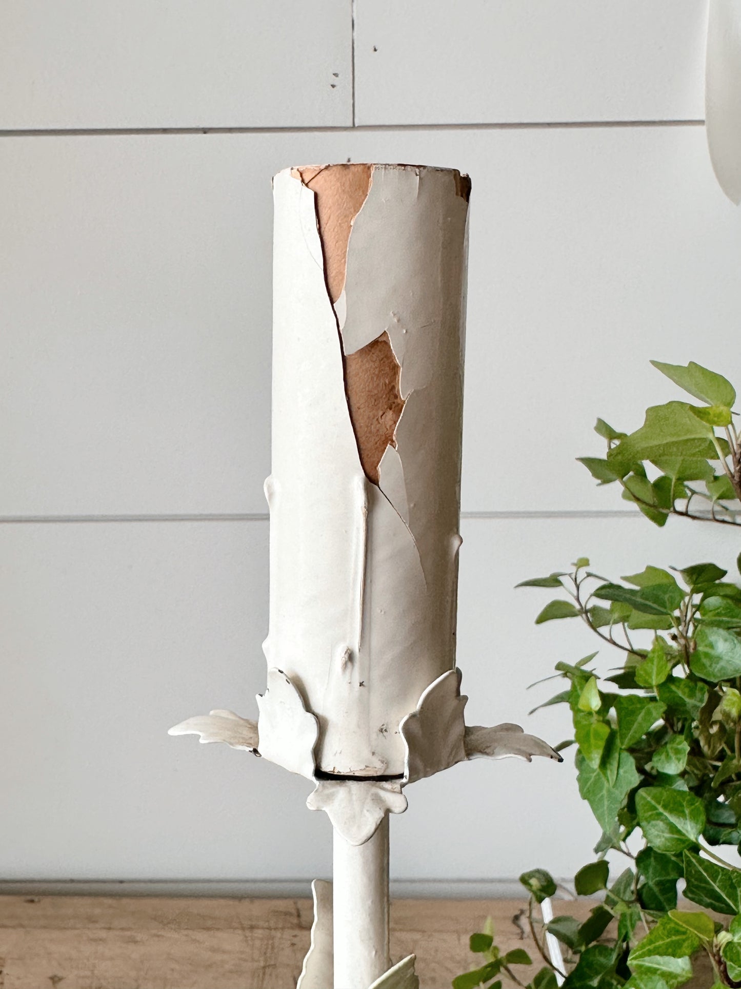 Vintage Floral Tole Lamp