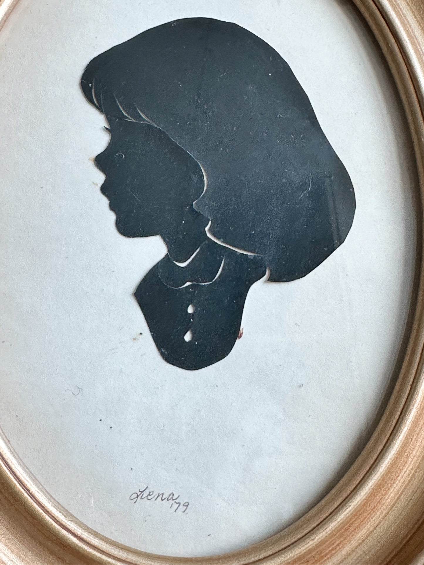1979 Vintage Hand Cut Silhouette